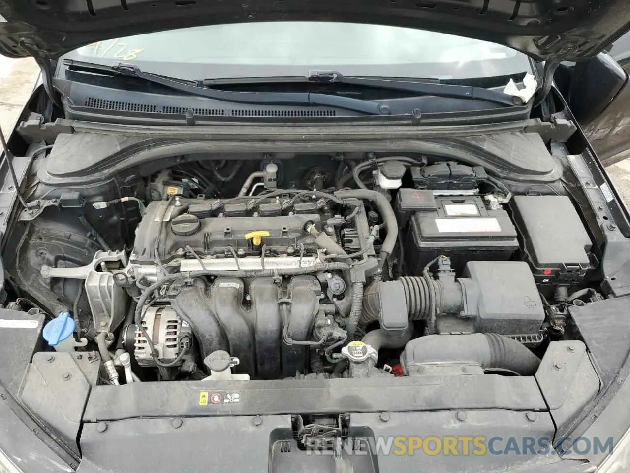 11 fotografías del automóvil dañado KMHD74LF3LU897117 HYUNDAI ELANTRA 2020
