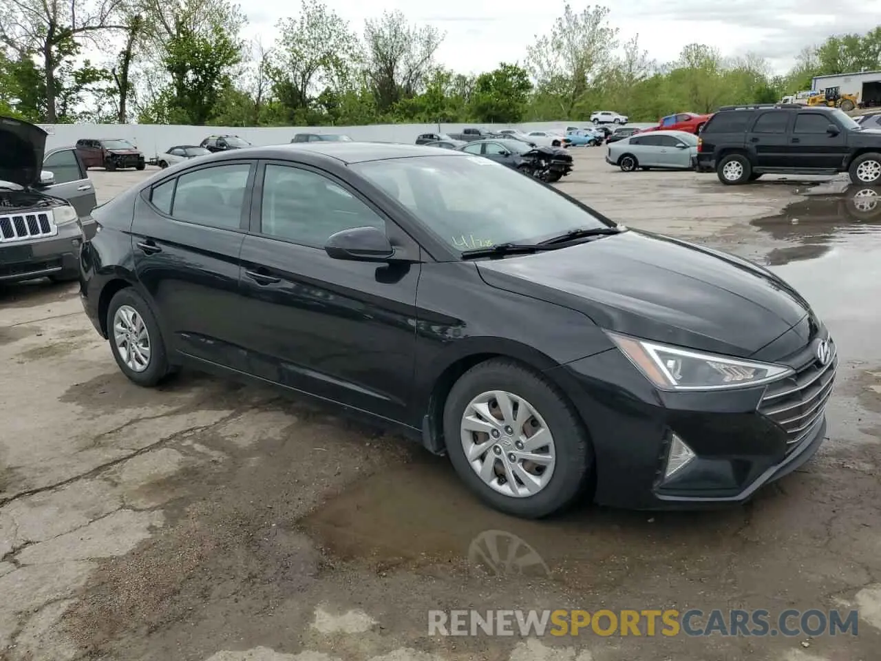 4 fotografías del automóvil dañado KMHD74LF3LU897117 HYUNDAI ELANTRA 2020