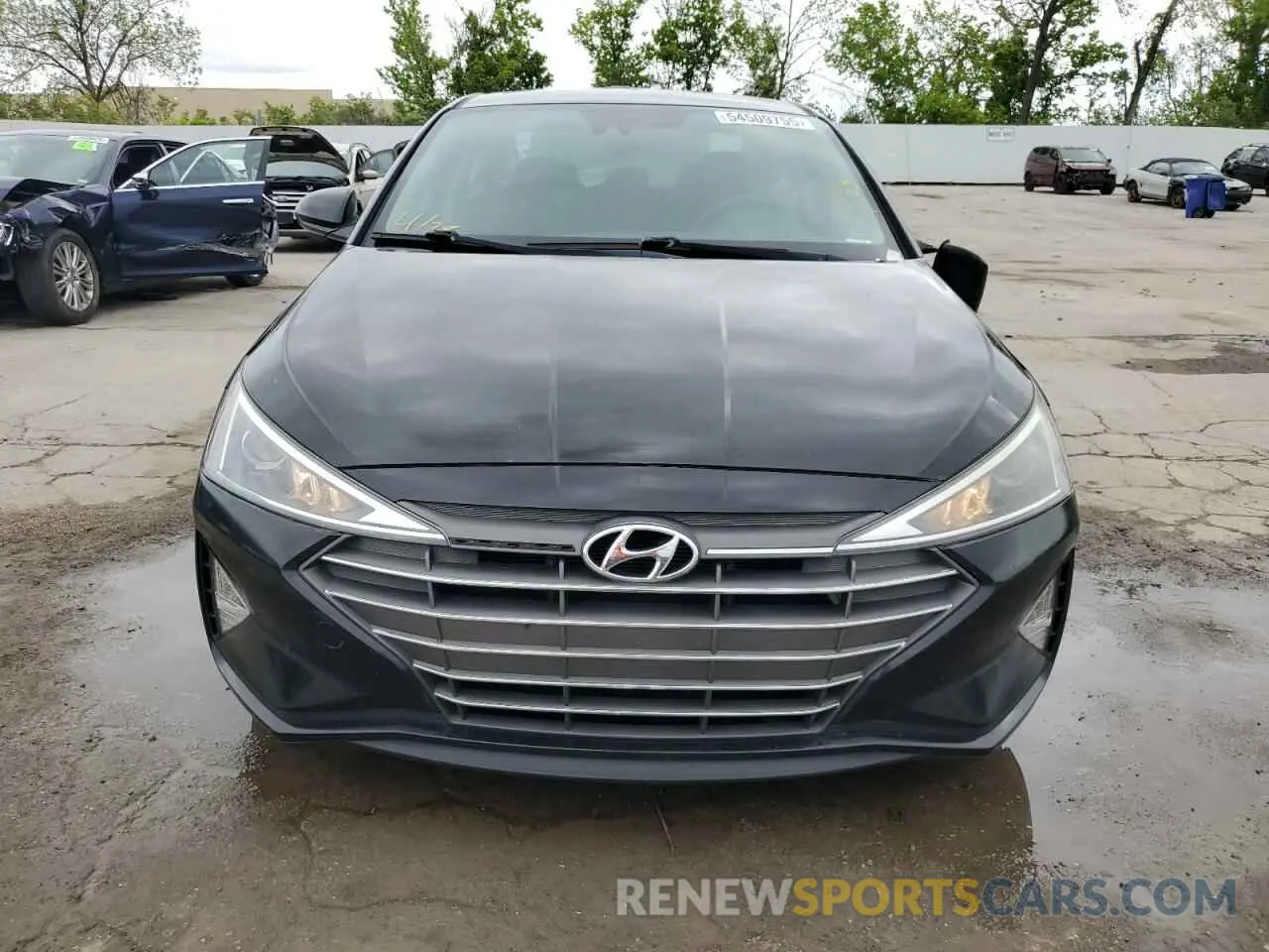 5 fotografías del automóvil dañado KMHD74LF3LU897117 HYUNDAI ELANTRA 2020