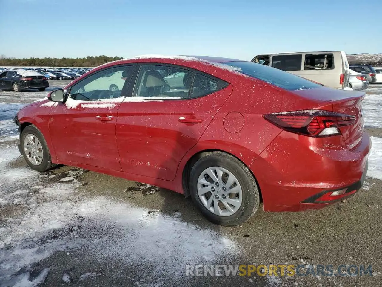 2 fotografías del automóvil dañado KMHD74LF3LU925191 HYUNDAI ELANTRA 2020