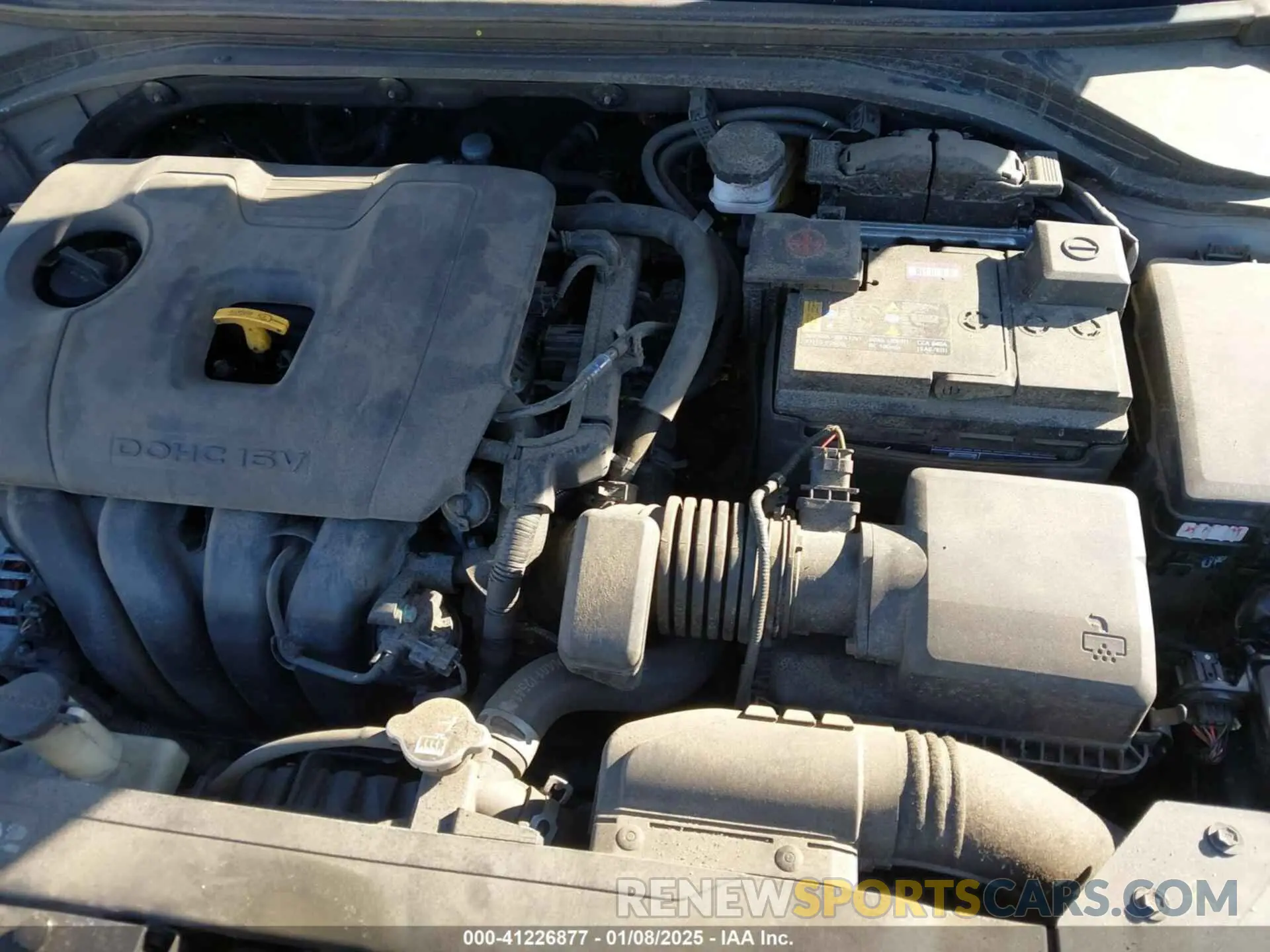 10 fotografías del automóvil dañado KMHD74LF4LU092744 HYUNDAI ELANTRA 2020
