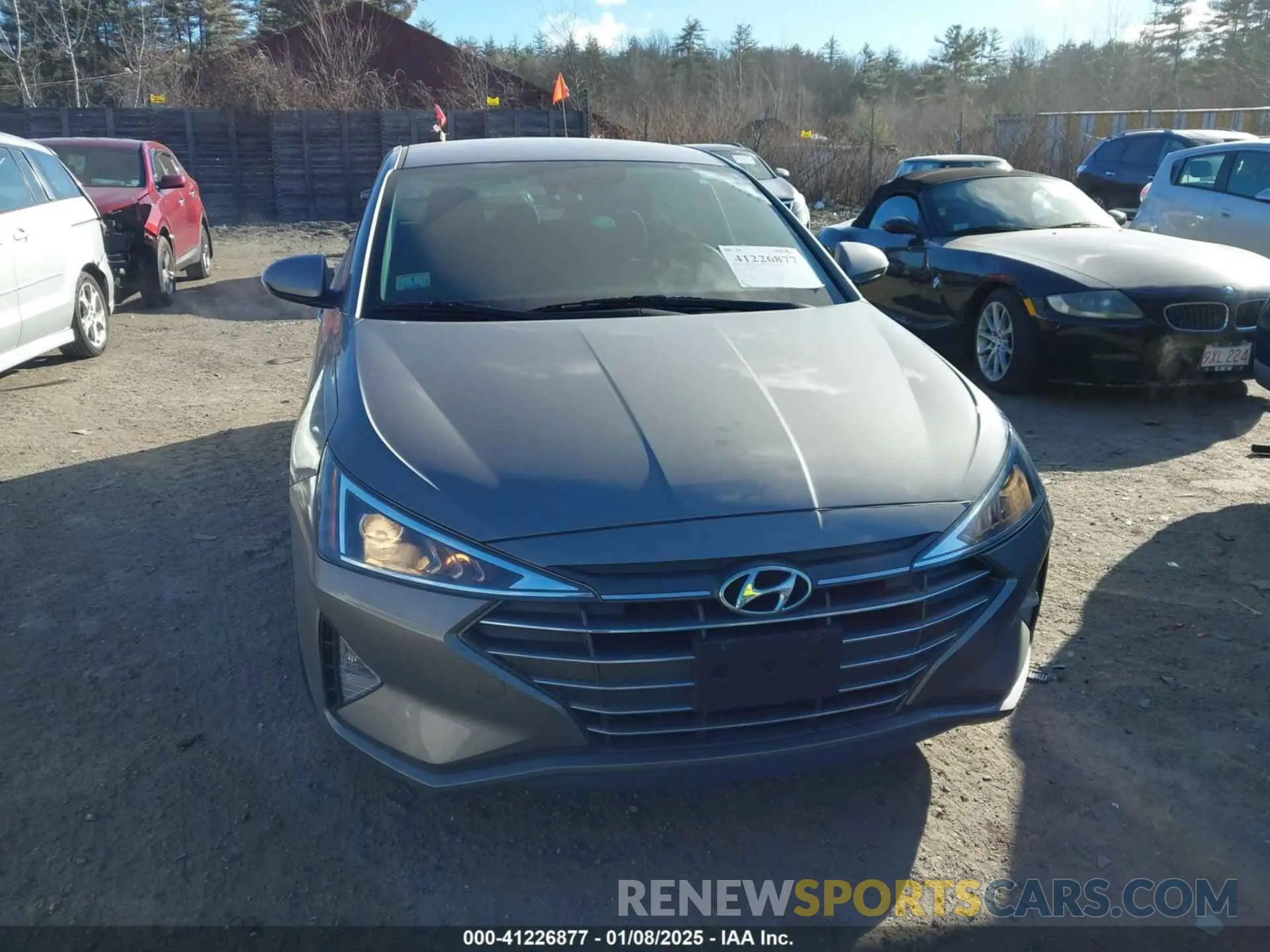 12 fotografías del automóvil dañado KMHD74LF4LU092744 HYUNDAI ELANTRA 2020