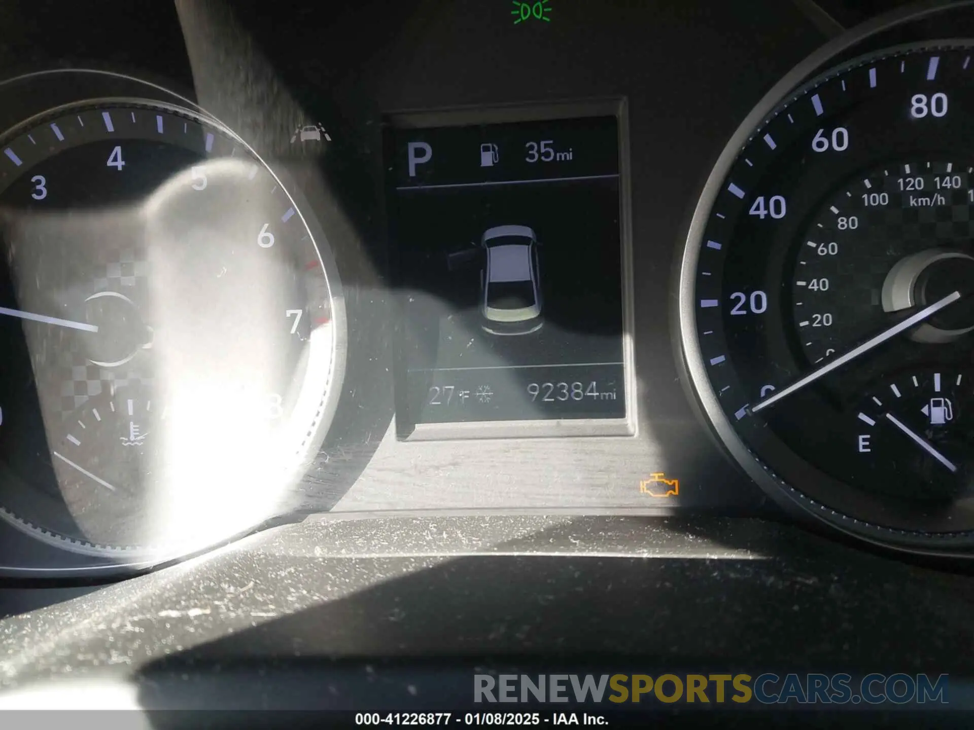 15 fotografías del automóvil dañado KMHD74LF4LU092744 HYUNDAI ELANTRA 2020