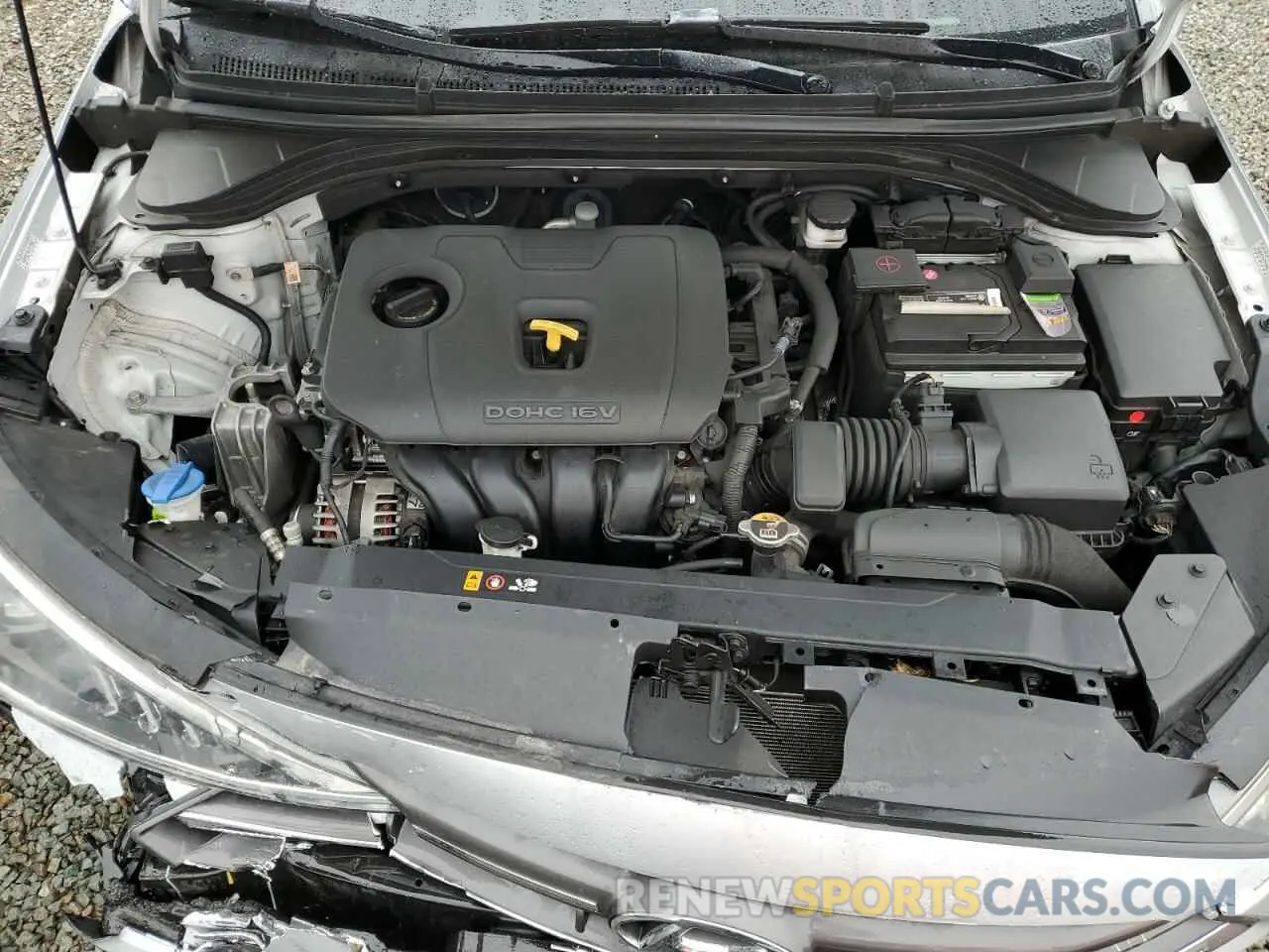 11 fotografías del automóvil dañado KMHD74LF4LU928438 HYUNDAI ELANTRA 2020