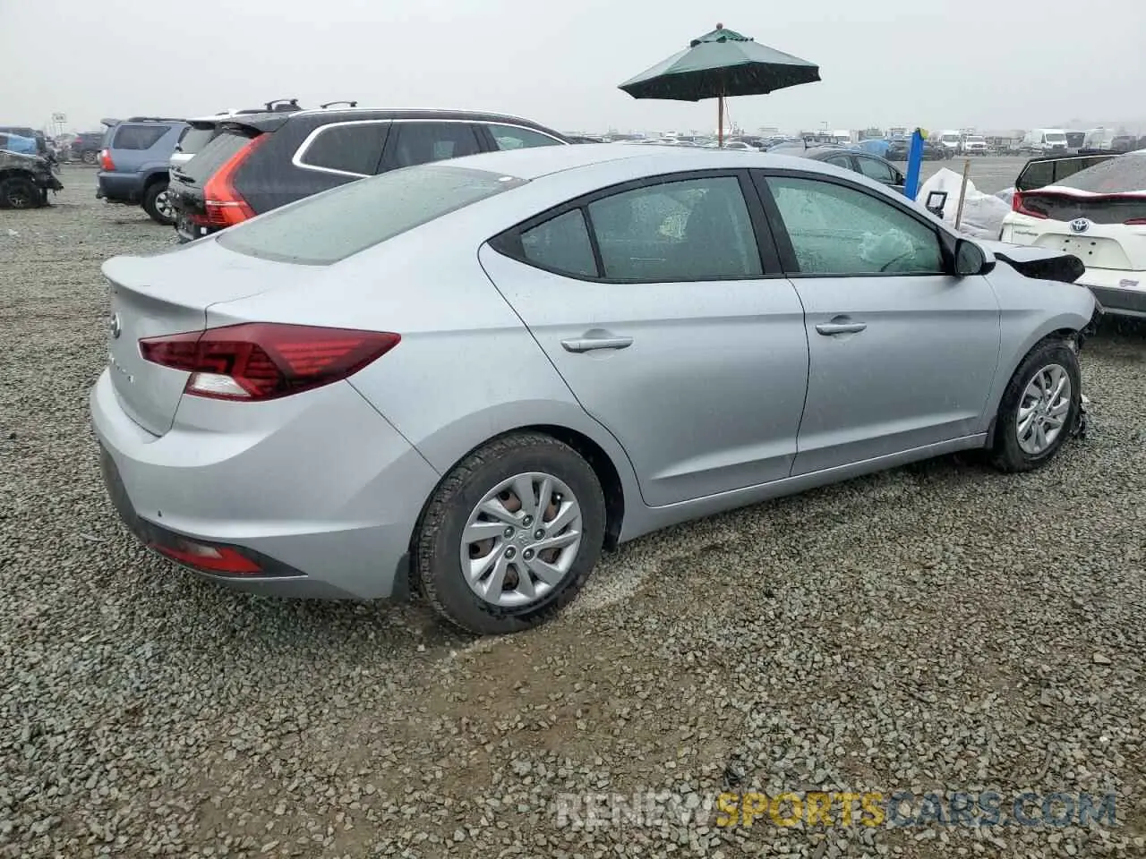 3 fotografías del automóvil dañado KMHD74LF4LU928438 HYUNDAI ELANTRA 2020