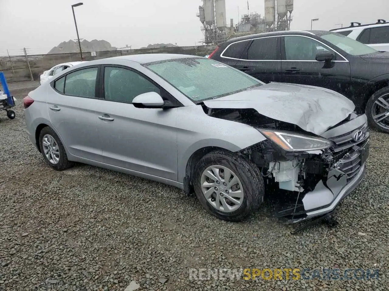 4 fotografías del automóvil dañado KMHD74LF4LU928438 HYUNDAI ELANTRA 2020