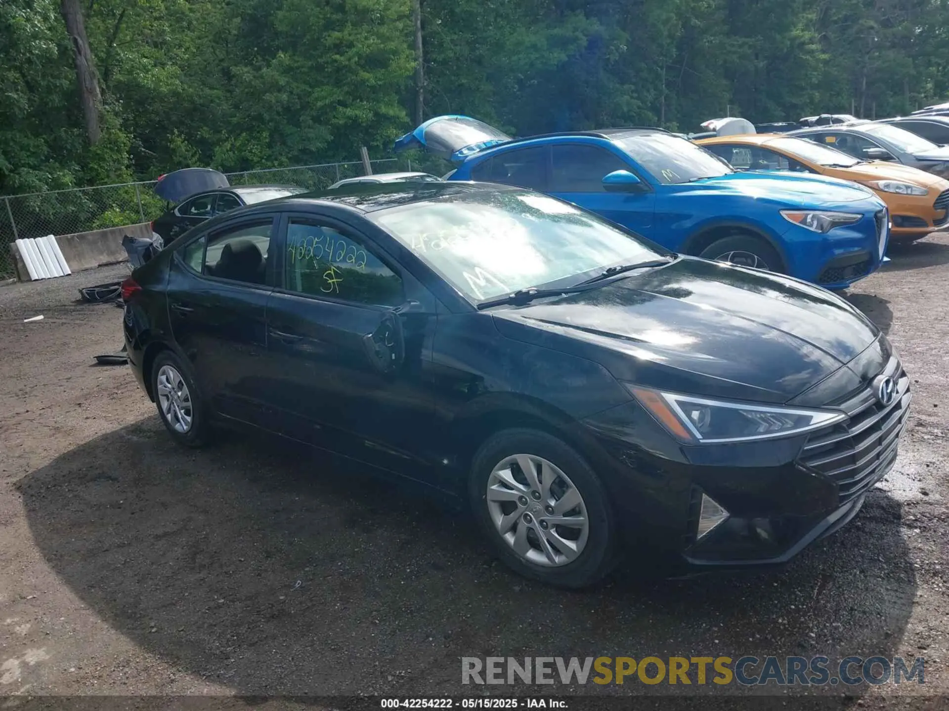 1 fotografías del automóvil dañado KMHD74LF4LU928830 HYUNDAI ELANTRA 2020