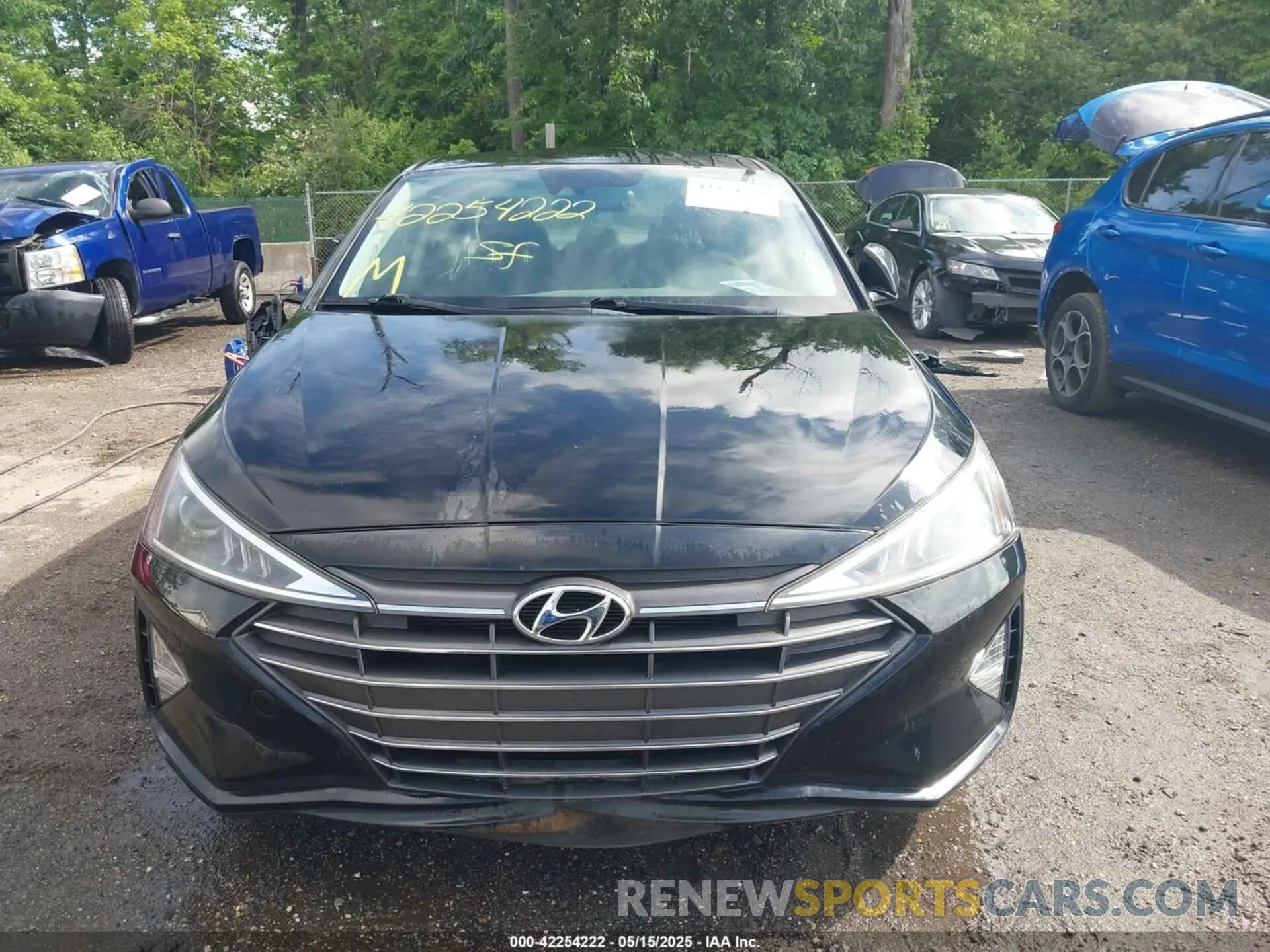 11 fotografías del automóvil dañado KMHD74LF4LU928830 HYUNDAI ELANTRA 2020
