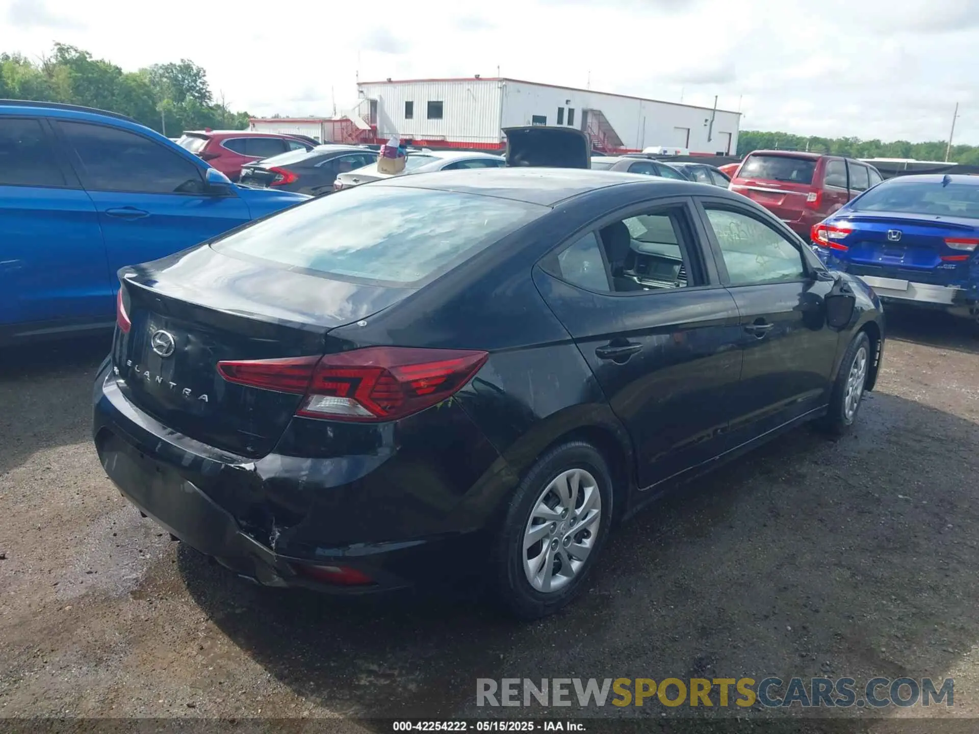6 fotografías del automóvil dañado KMHD74LF4LU928830 HYUNDAI ELANTRA 2020