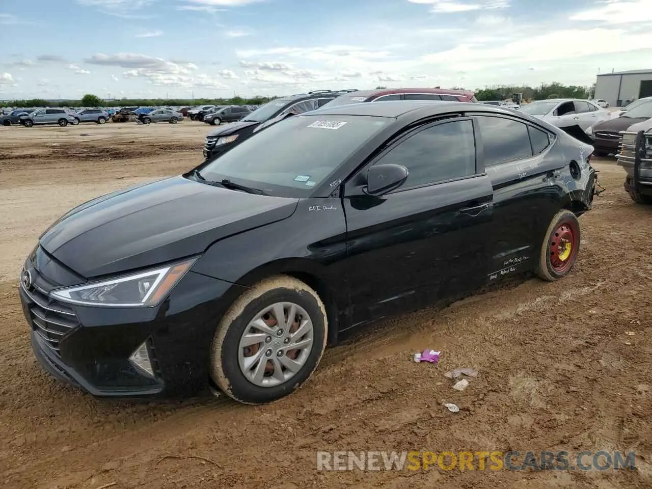1 fotografías del automóvil dañado KMHD74LF4LU944140 HYUNDAI ELANTRA 2020
