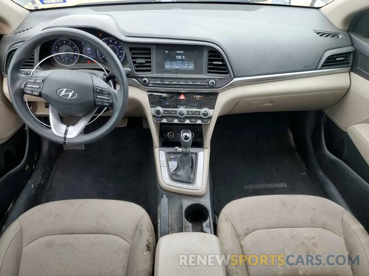 8 fotografías del automóvil dañado KMHD74LF4LU944140 HYUNDAI ELANTRA 2020