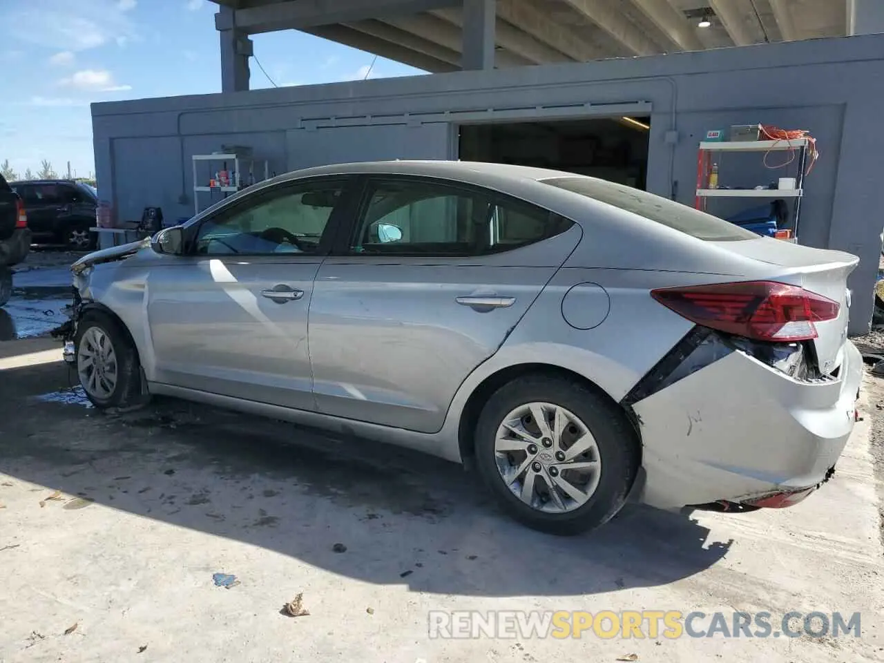 2 fotografías del automóvil dañado KMHD74LF5LU926939 HYUNDAI ELANTRA 2020
