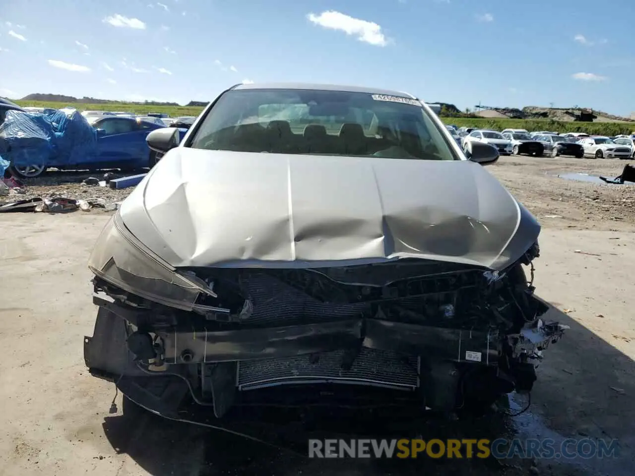 5 fotografías del automóvil dañado KMHD74LF5LU926939 HYUNDAI ELANTRA 2020