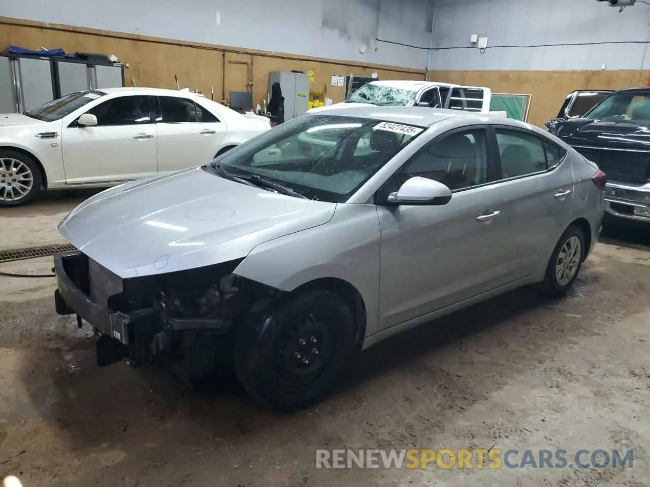 1 fotografías del automóvil dañado KMHD74LF5LU950741 HYUNDAI ELANTRA 2020