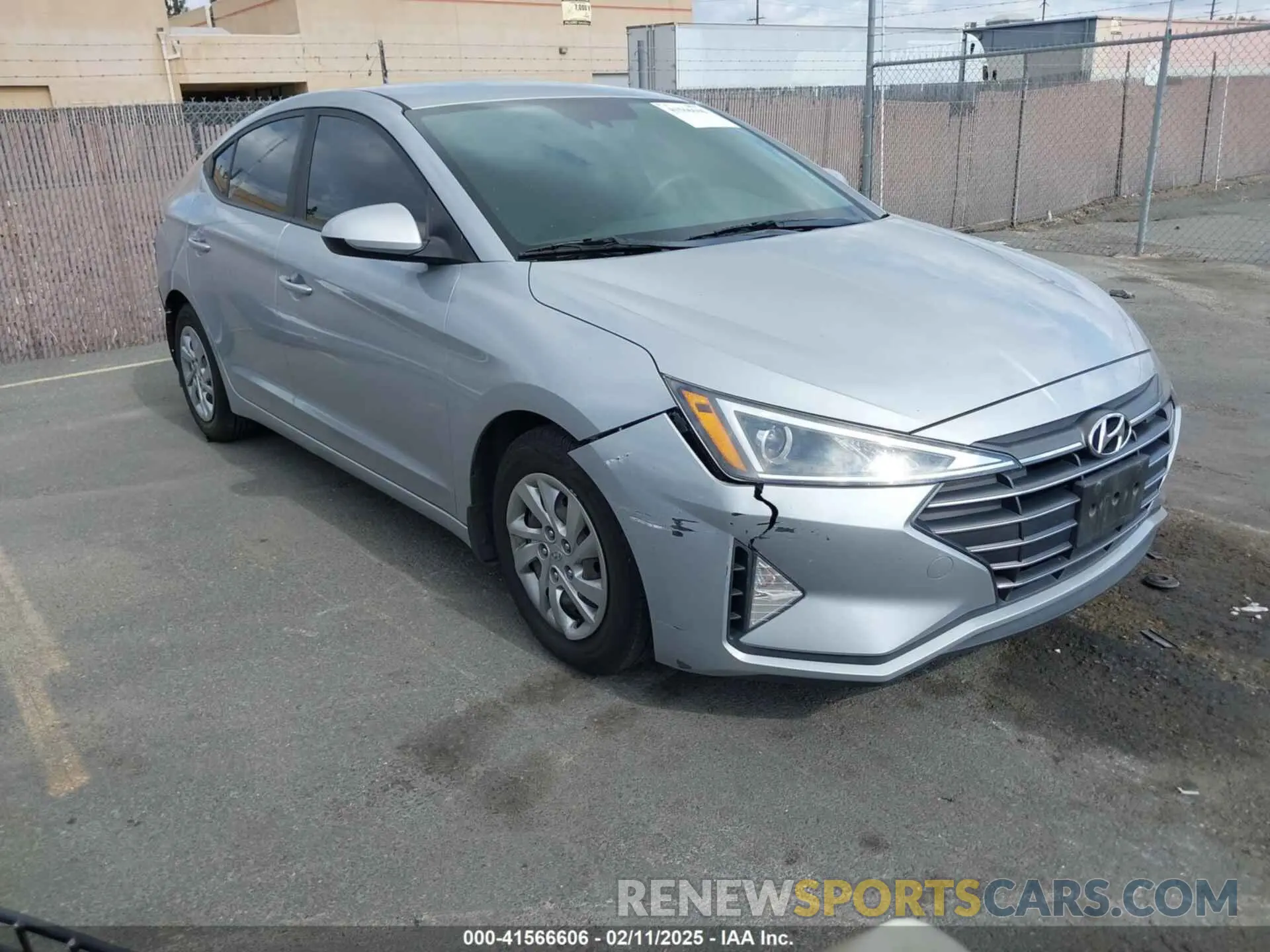 1 fotografías del automóvil dañado KMHD74LF5LU970360 HYUNDAI ELANTRA 2020