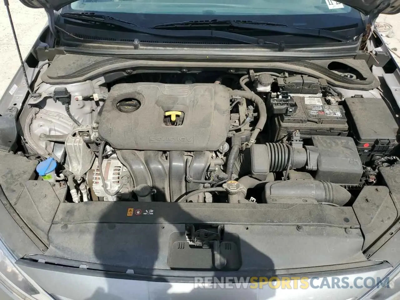11 fotografías del automóvil dañado KMHD74LF6LU943894 HYUNDAI ELANTRA 2020