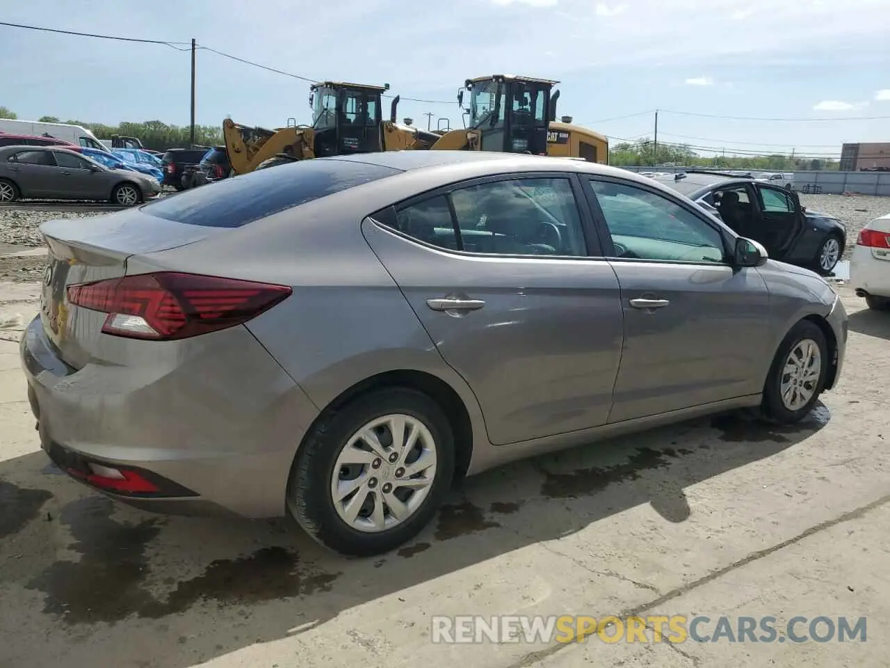 3 fotografías del automóvil dañado KMHD74LF6LU943894 HYUNDAI ELANTRA 2020