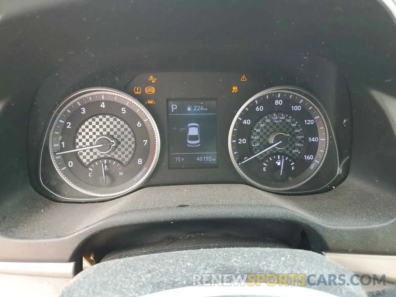 9 fotografías del automóvil dañado KMHD74LF6LU943894 HYUNDAI ELANTRA 2020