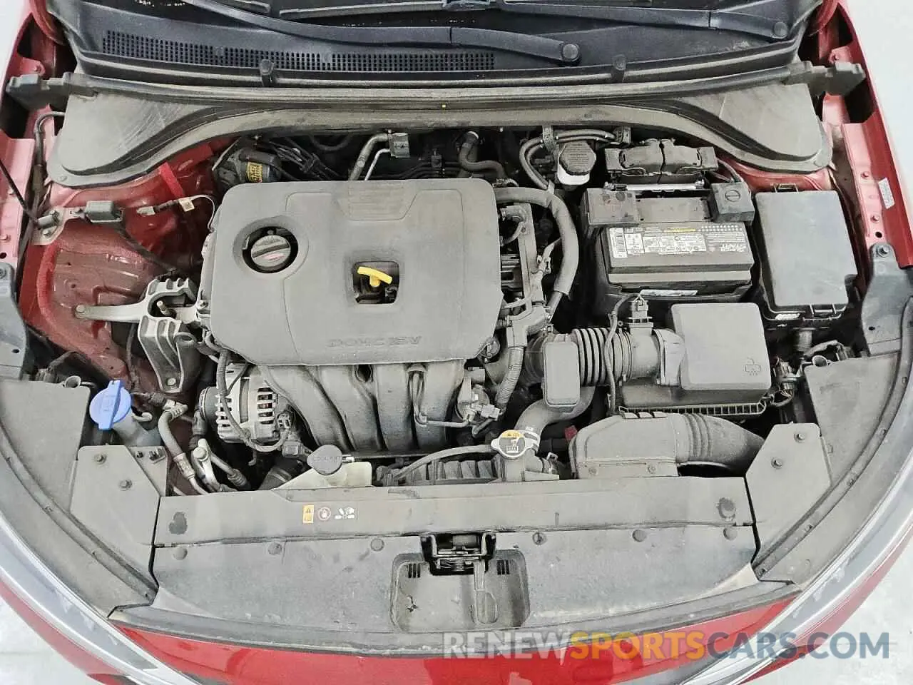 11 fotografías del automóvil dañado KMHD74LF7LU013552 HYUNDAI ELANTRA 2020