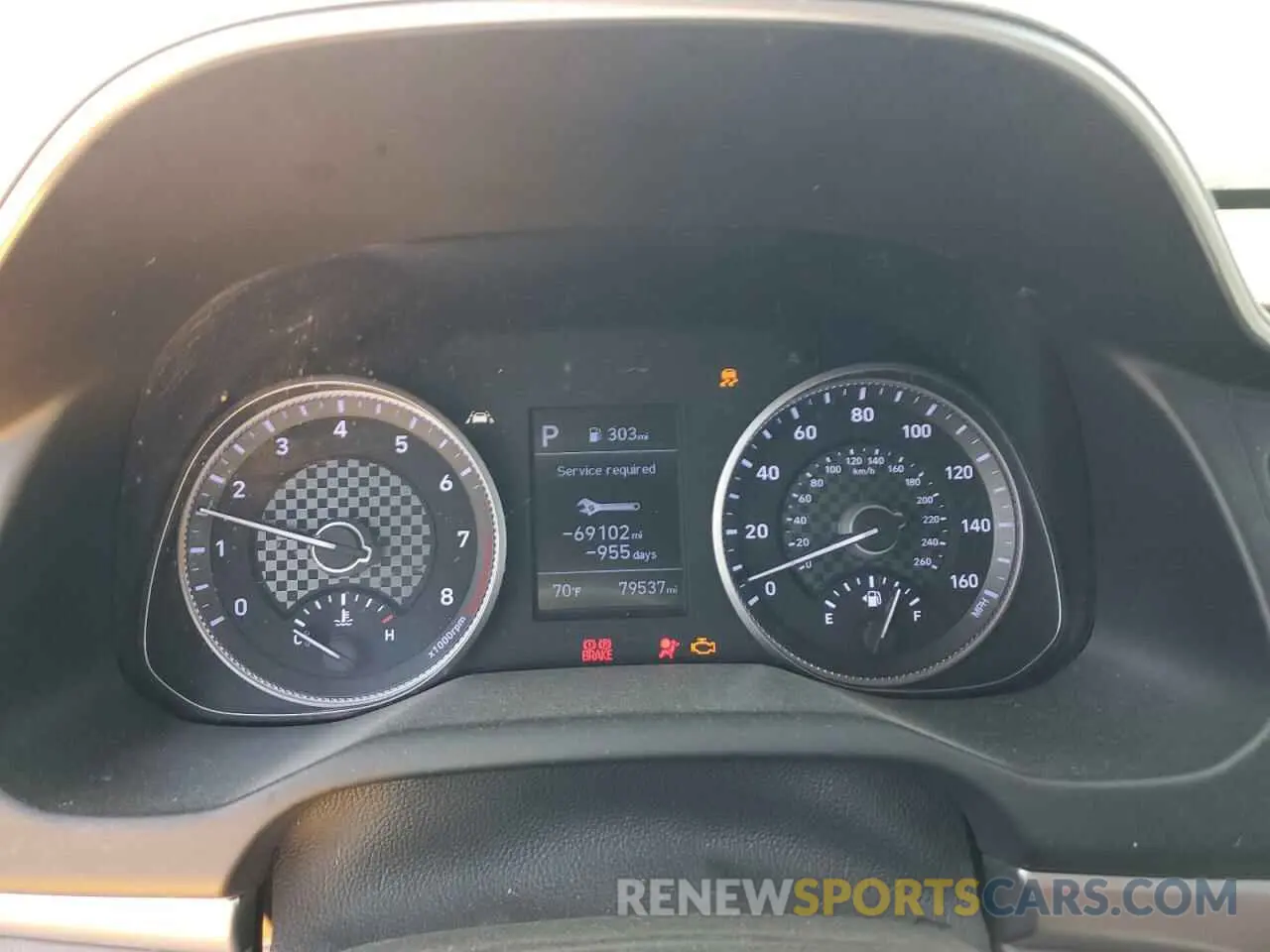 9 fotografías del automóvil dañado KMHD74LF7LU063044 HYUNDAI ELANTRA 2020