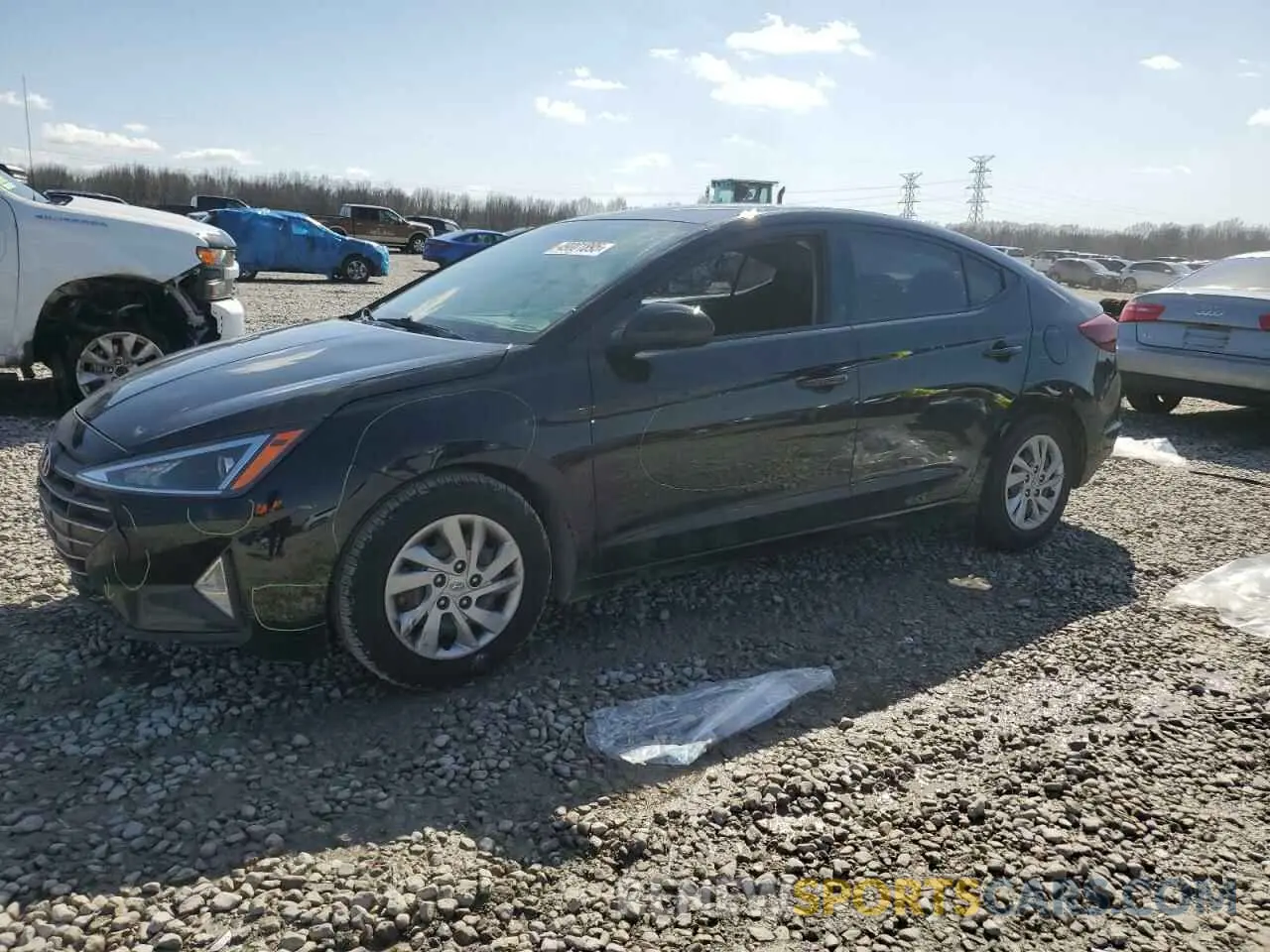 1 fotografías del automóvil dañado KMHD74LF7LU939644 HYUNDAI ELANTRA 2020