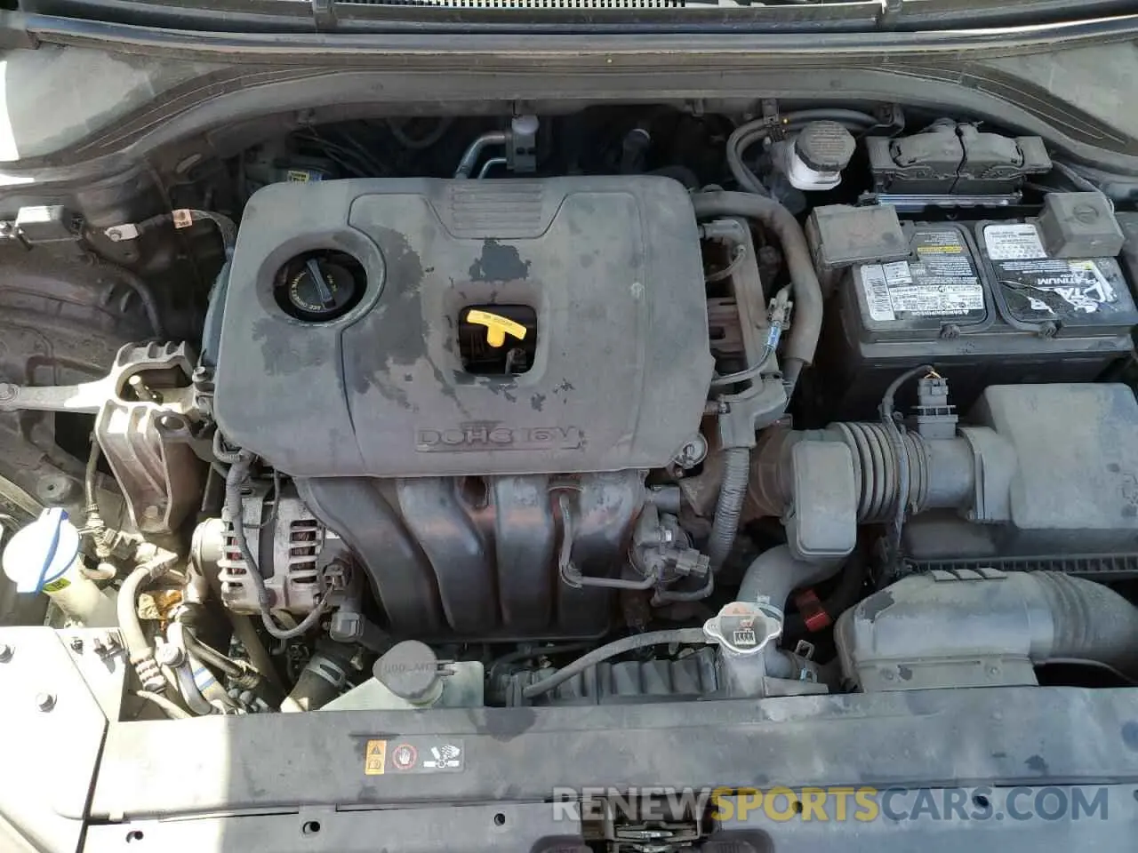 11 fotografías del automóvil dañado KMHD74LF7LU939644 HYUNDAI ELANTRA 2020