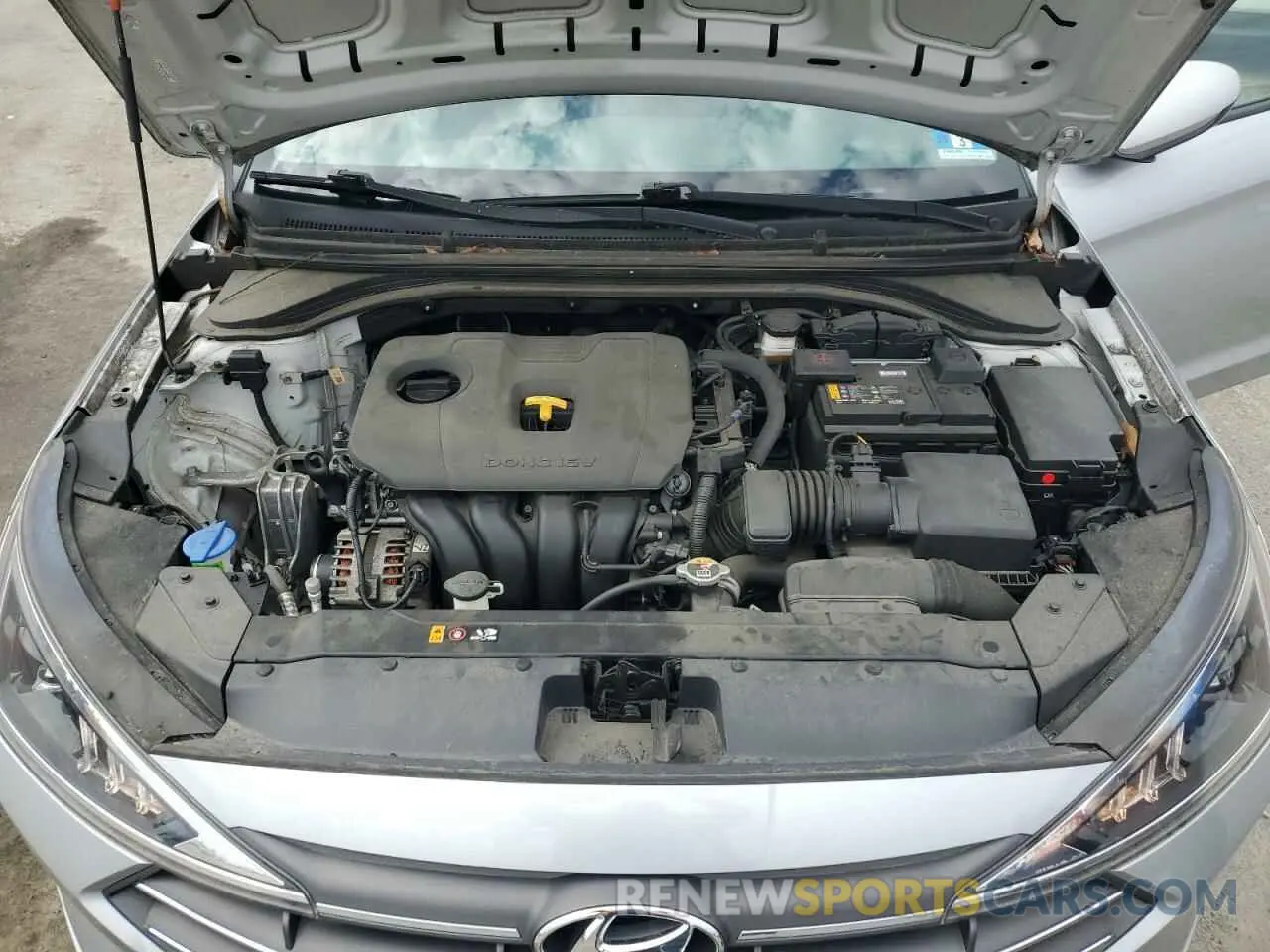 13 fotografías del automóvil dañado KMHD74LF7LU942253 HYUNDAI ELANTRA 2020