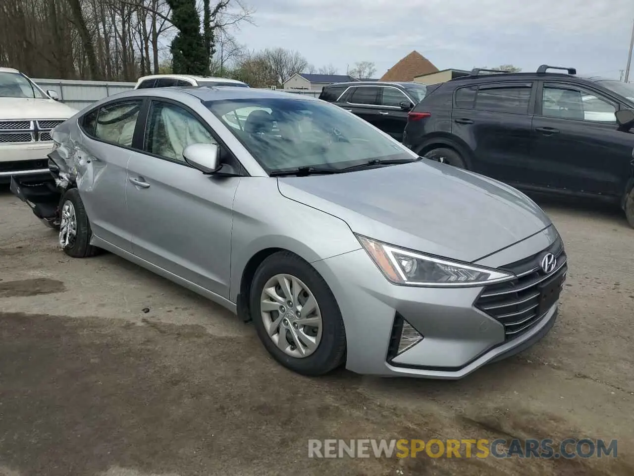 4 fotografías del automóvil dañado KMHD74LF7LU942253 HYUNDAI ELANTRA 2020
