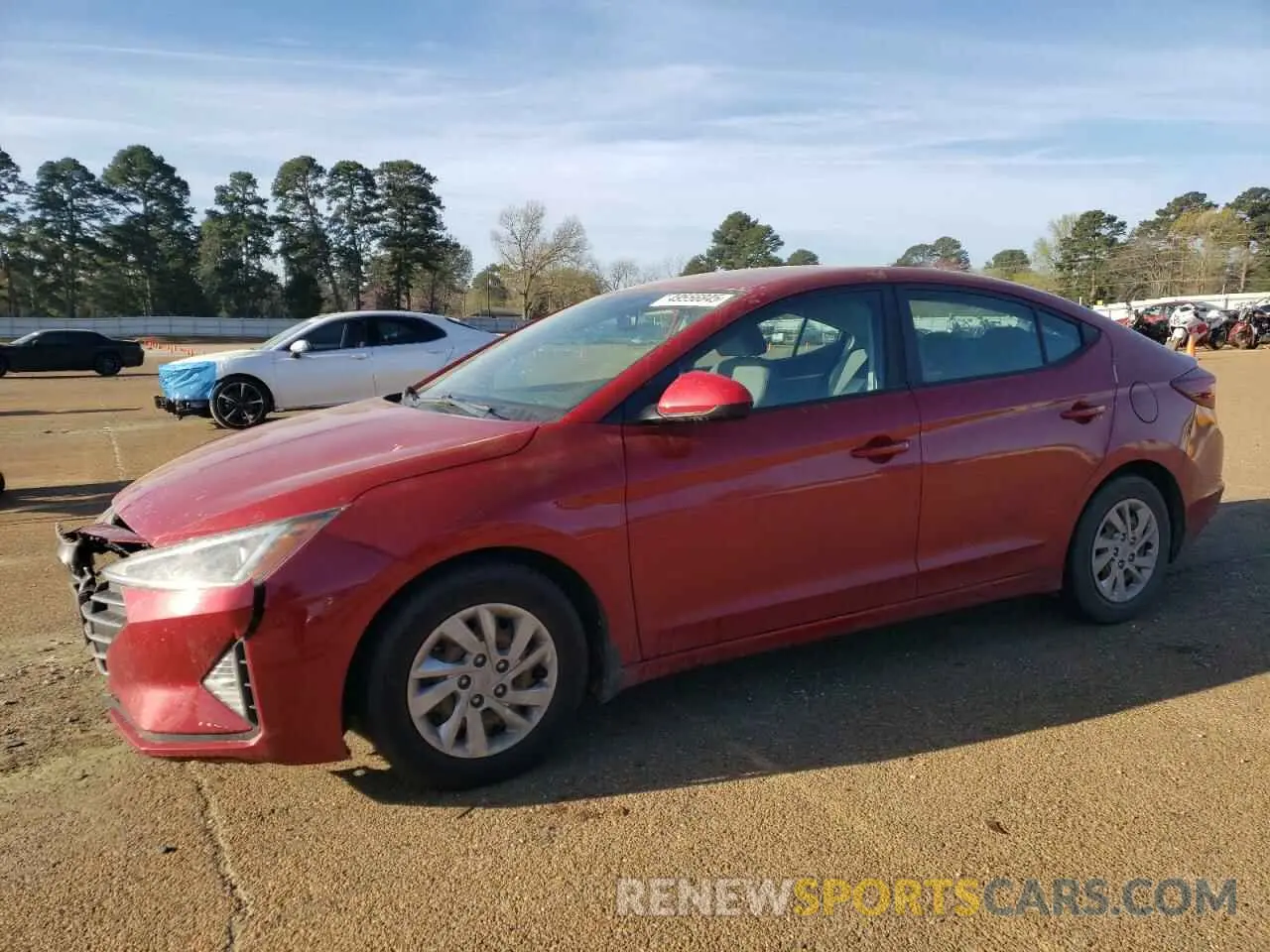 1 fotografías del automóvil dañado KMHD74LF7LU983076 HYUNDAI ELANTRA 2020