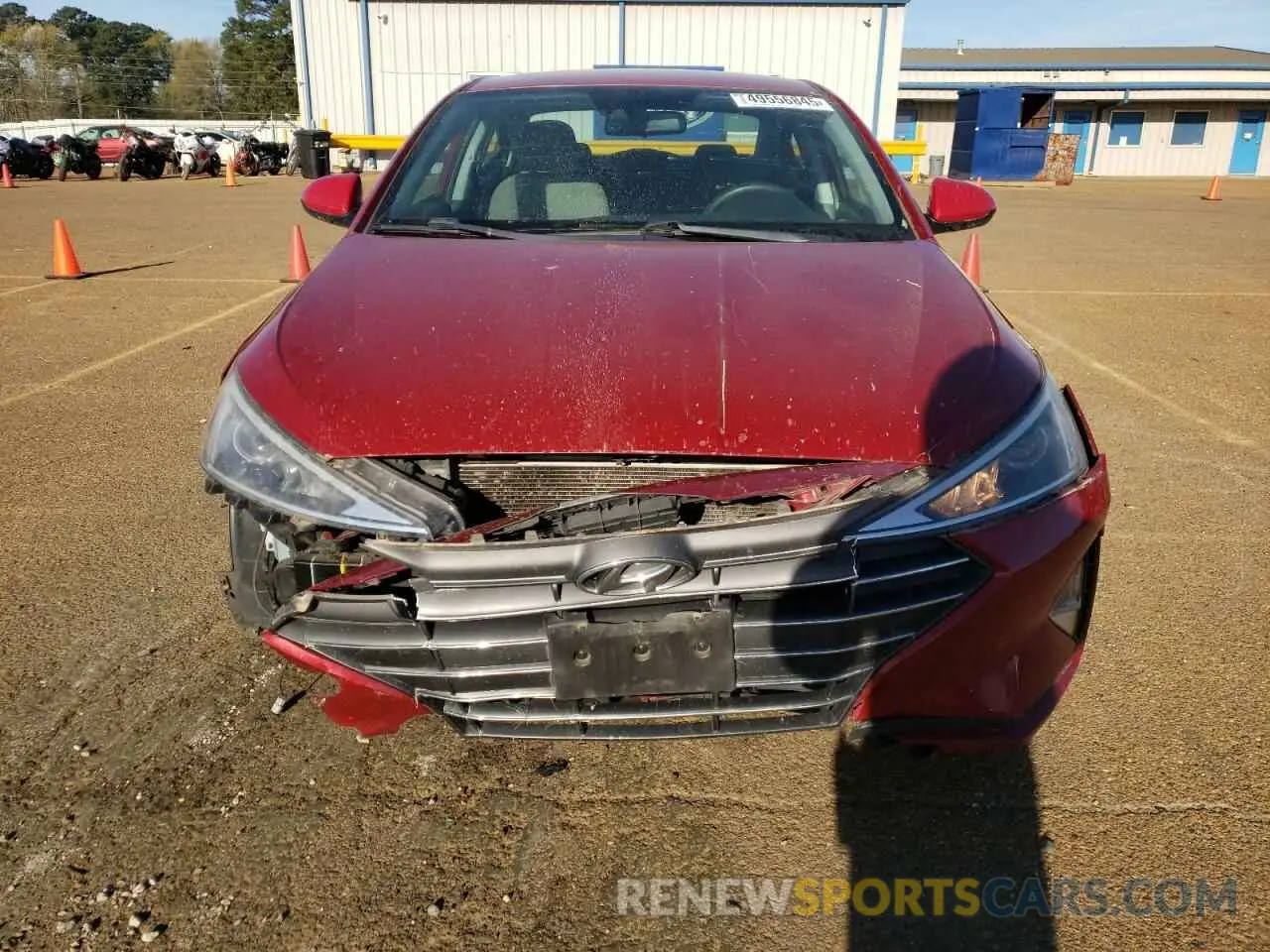 5 fotografías del automóvil dañado KMHD74LF7LU983076 HYUNDAI ELANTRA 2020