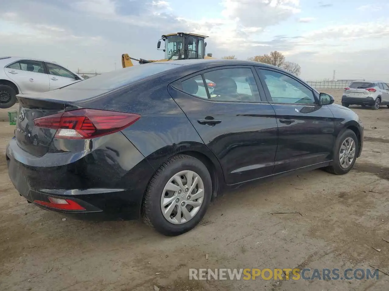 3 fotografías del automóvil dañado KMHD74LF8LU020722 HYUNDAI ELANTRA 2020