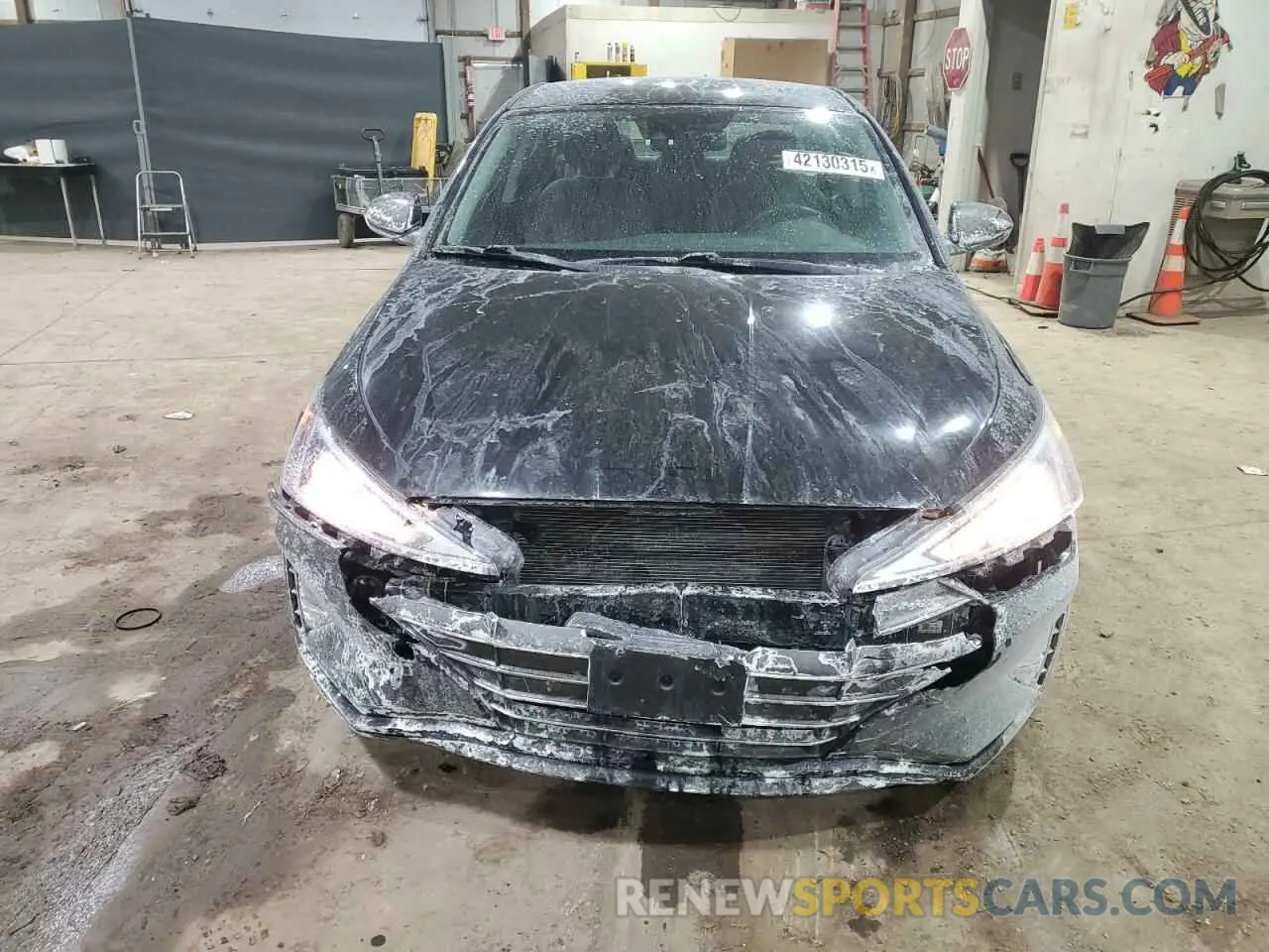 5 fotografías del automóvil dañado KMHD74LF8LU956050 HYUNDAI ELANTRA 2020