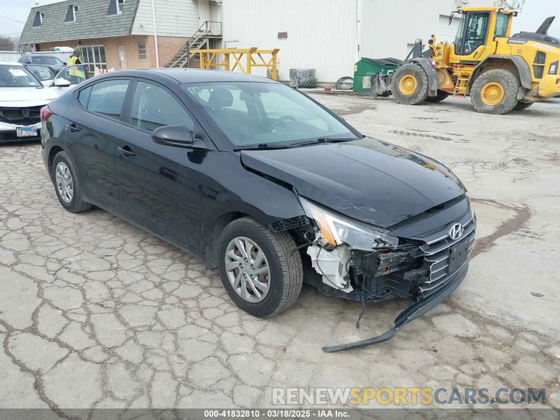 1 fotografías del automóvil dañado KMHD74LF9LU081030 HYUNDAI ELANTRA 2020
