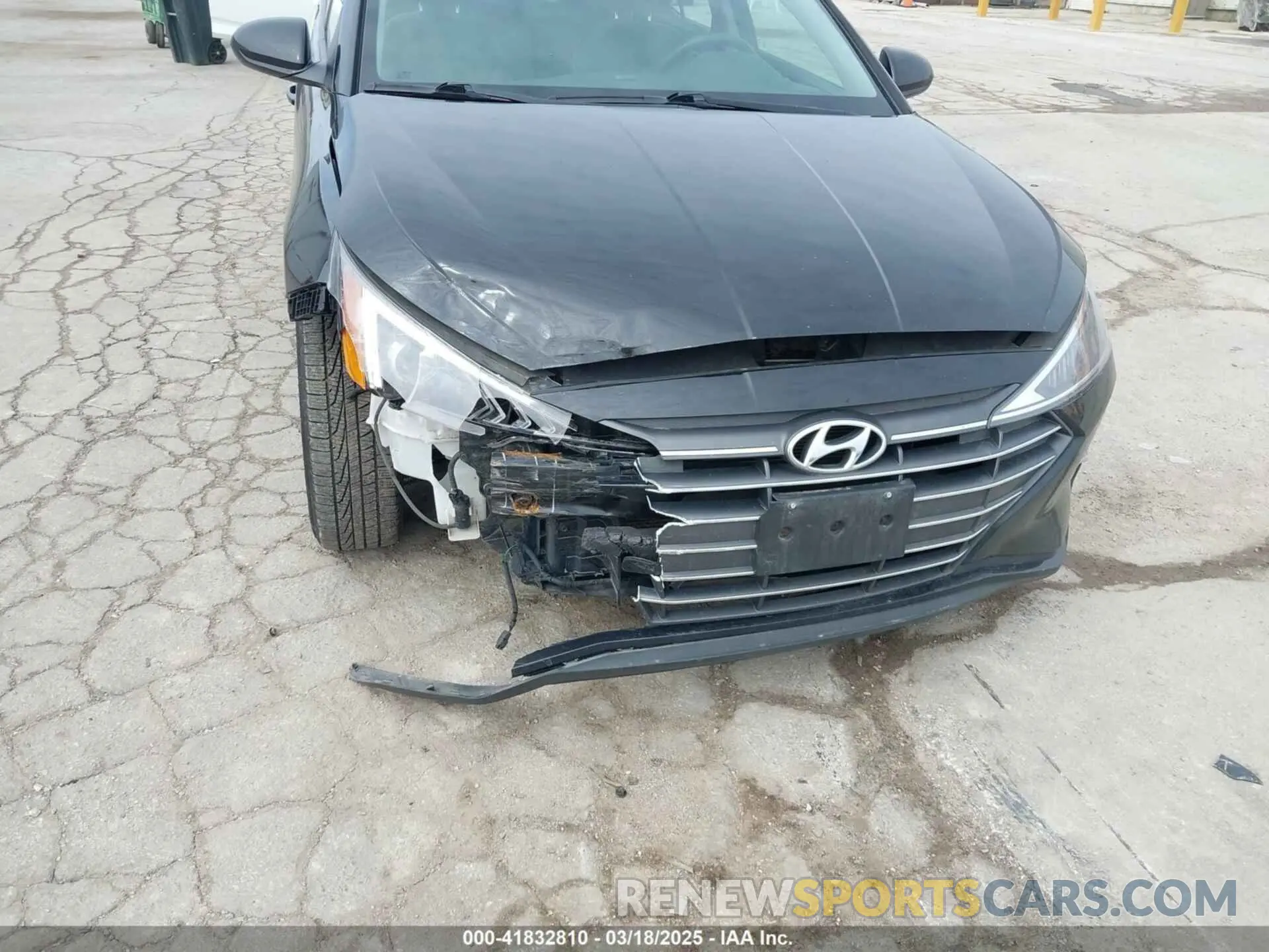 6 fotografías del automóvil dañado KMHD74LF9LU081030 HYUNDAI ELANTRA 2020