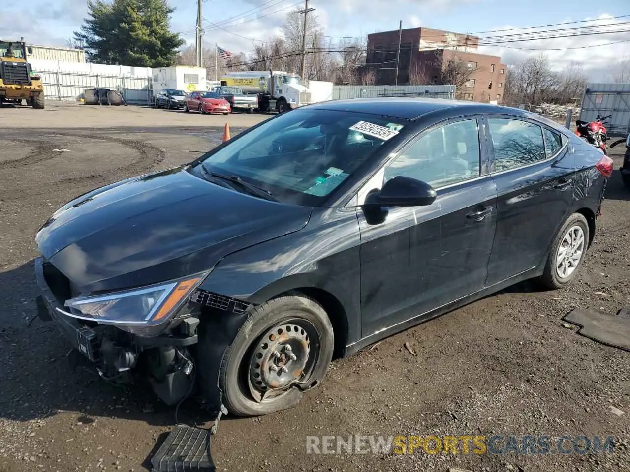 1 fotografías del automóvil dañado KMHD74LF9LU959605 HYUNDAI ELANTRA 2020