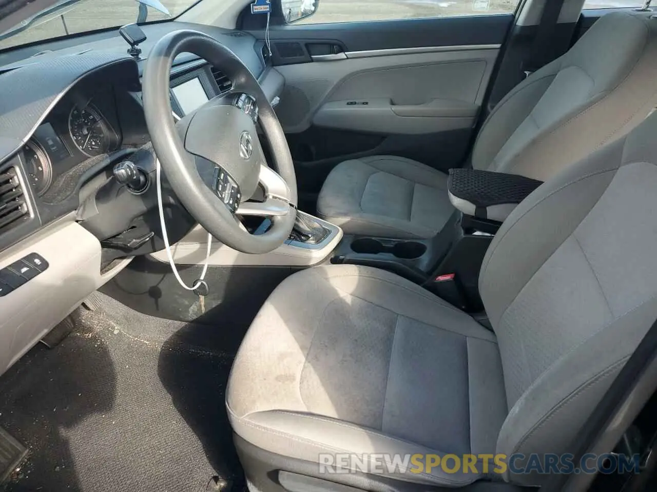 7 fotografías del automóvil dañado KMHD74LF9LU959605 HYUNDAI ELANTRA 2020