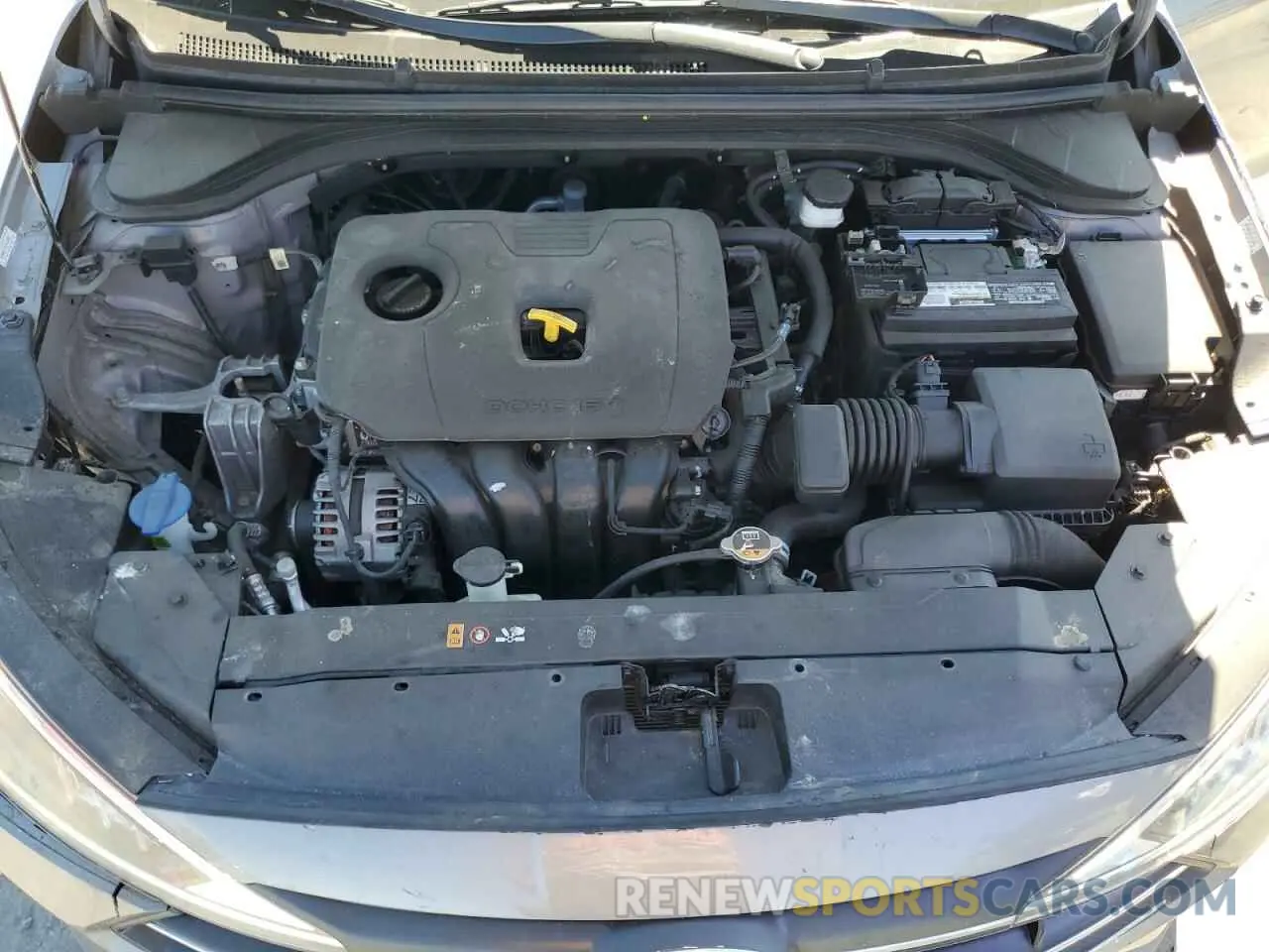 11 fotografías del automóvil dañado KMHD74LF9LU988425 HYUNDAI ELANTRA 2020