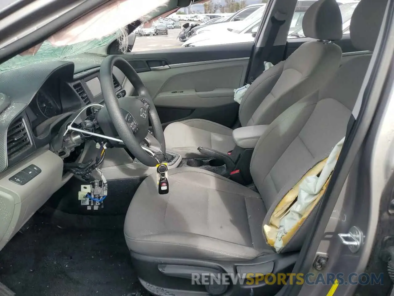 7 fotografías del automóvil dañado KMHD74LF9LU988425 HYUNDAI ELANTRA 2020