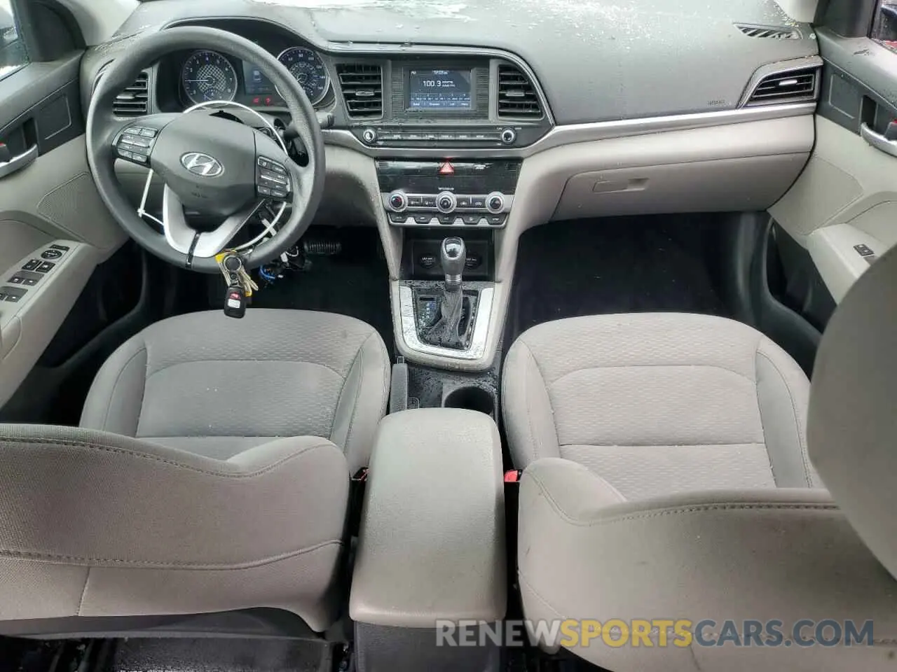 8 fotografías del automóvil dañado KMHD74LF9LU988425 HYUNDAI ELANTRA 2020