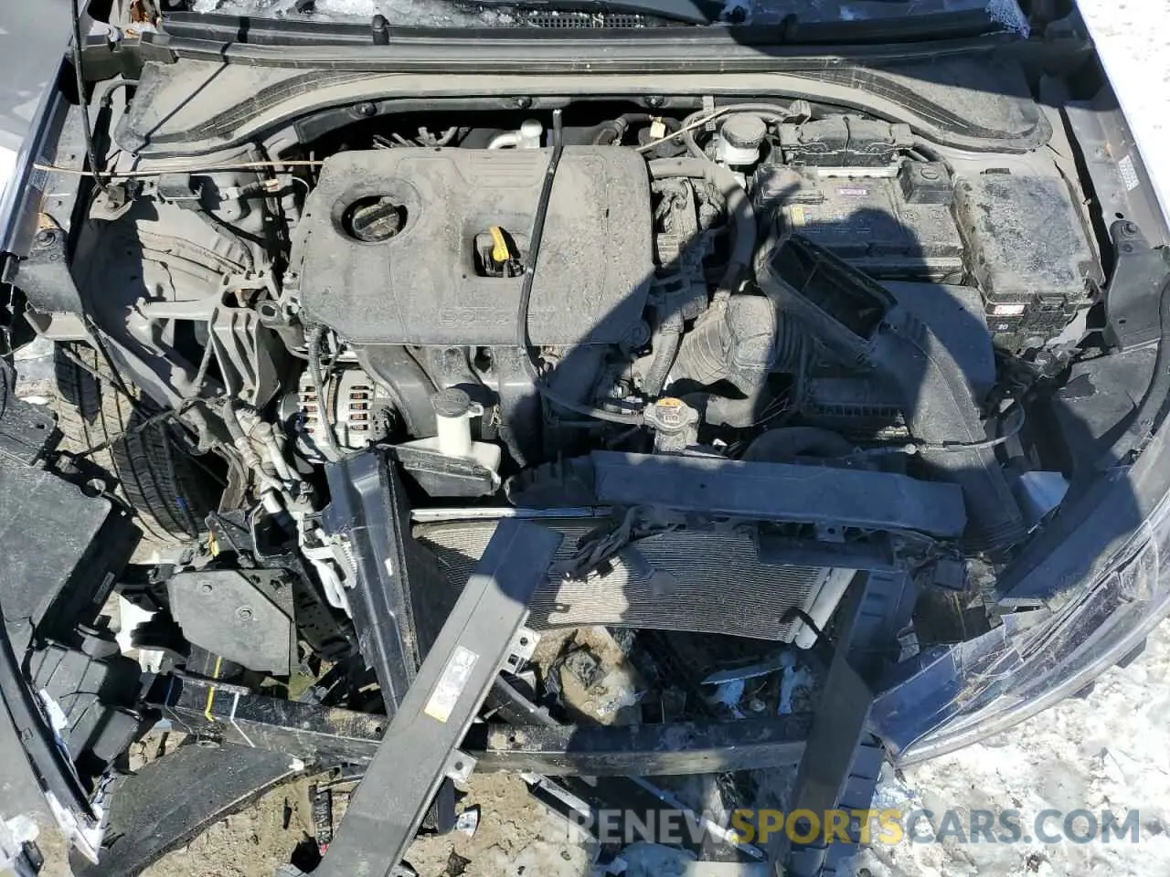 13 fotografías del automóvil dañado KMHD74LFXLU105092 HYUNDAI ELANTRA 2020