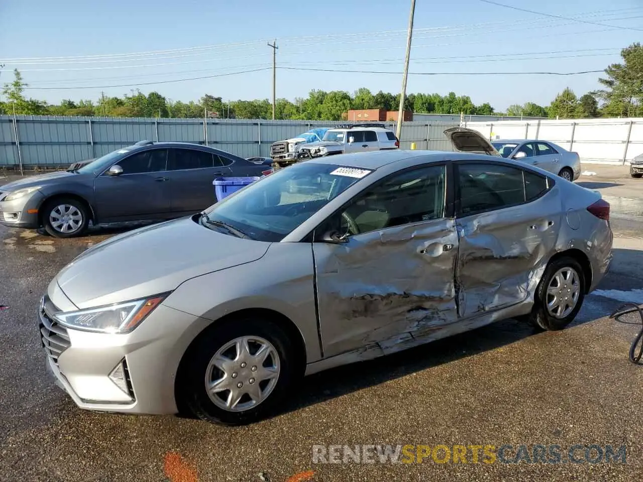 1 fotografías del automóvil dañado KMHD74LFXLU940318 HYUNDAI ELANTRA 2020
