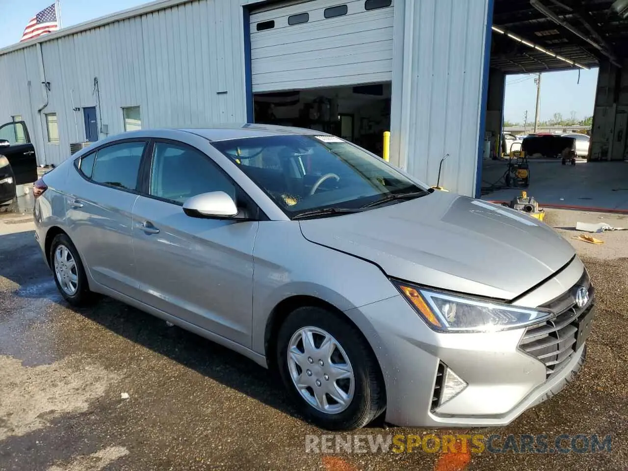 4 fotografías del automóvil dañado KMHD74LFXLU940318 HYUNDAI ELANTRA 2020