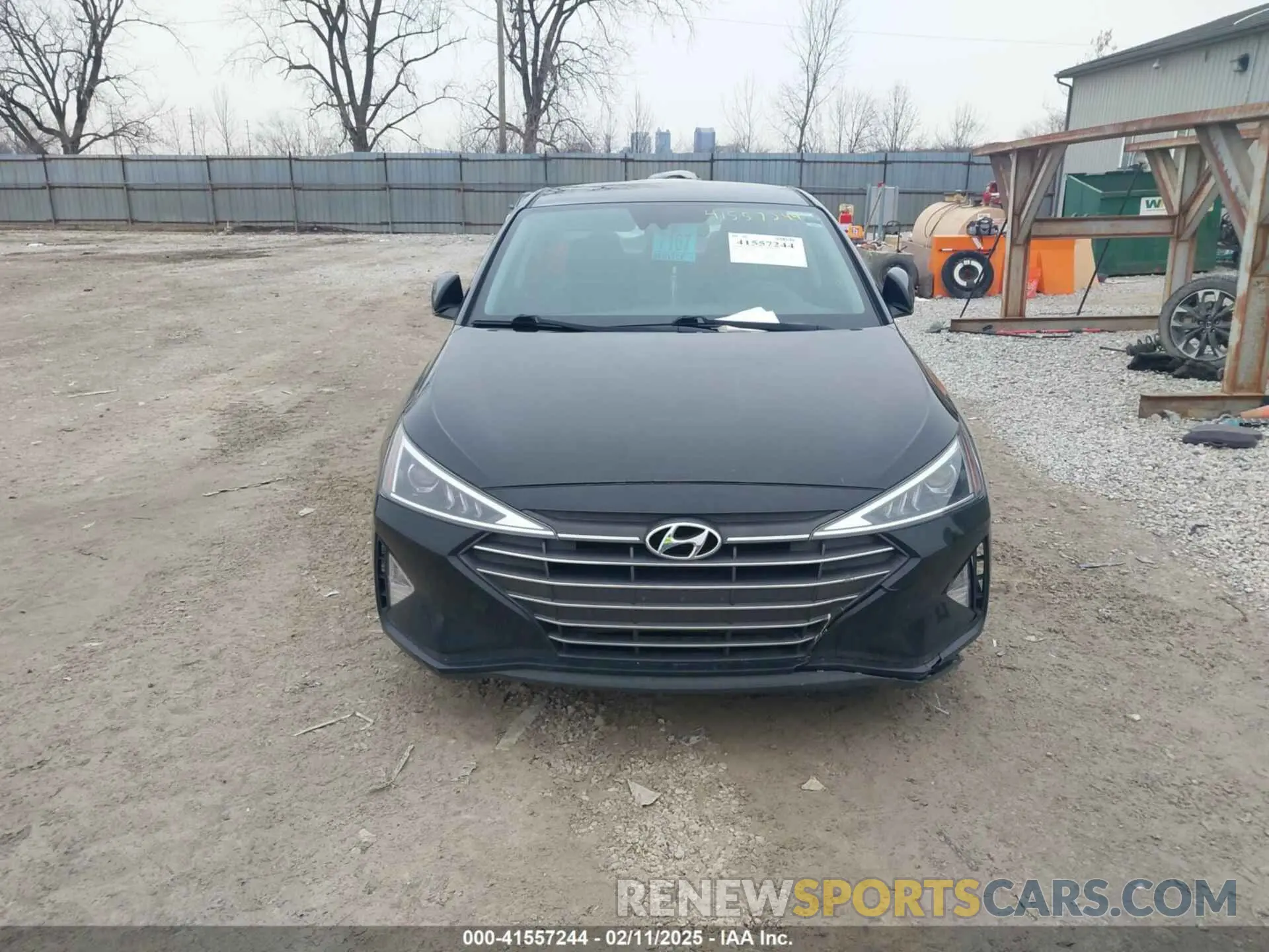 12 fotografías del automóvil dañado KMHD84LF0LU022493 HYUNDAI ELANTRA 2020