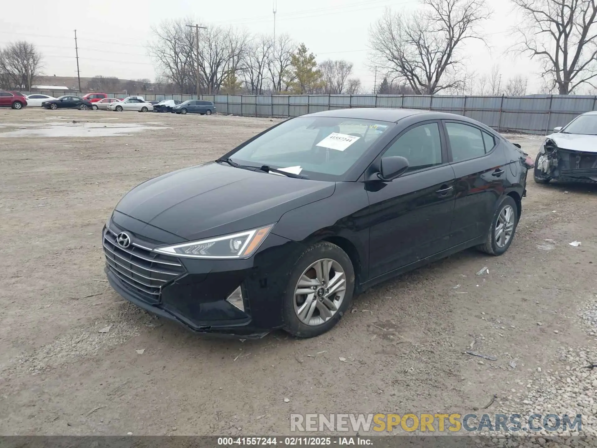2 fotografías del automóvil dañado KMHD84LF0LU022493 HYUNDAI ELANTRA 2020