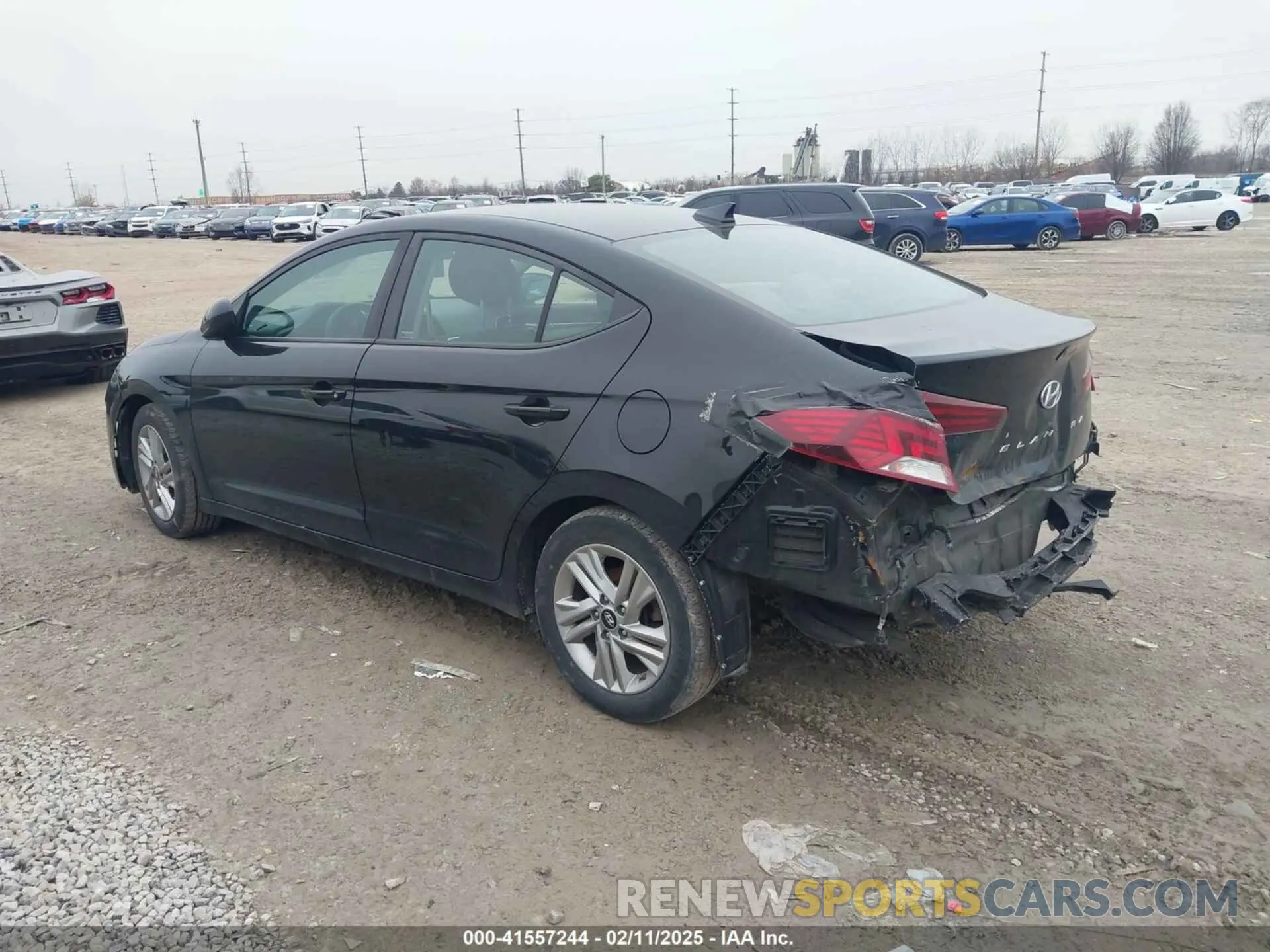3 fotografías del automóvil dañado KMHD84LF0LU022493 HYUNDAI ELANTRA 2020