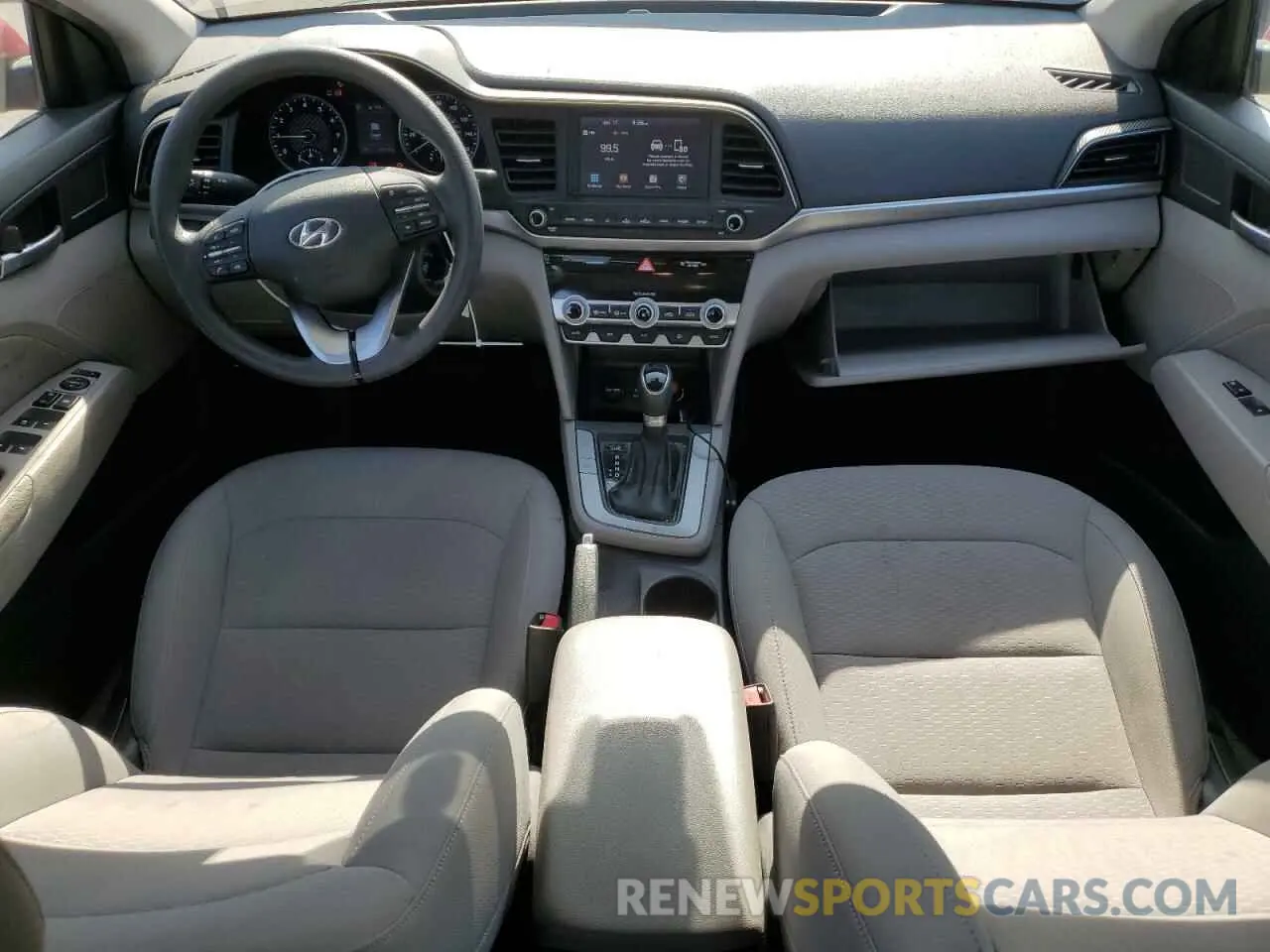 8 fotografías del automóvil dañado KMHD84LF0LU034465 HYUNDAI ELANTRA 2020