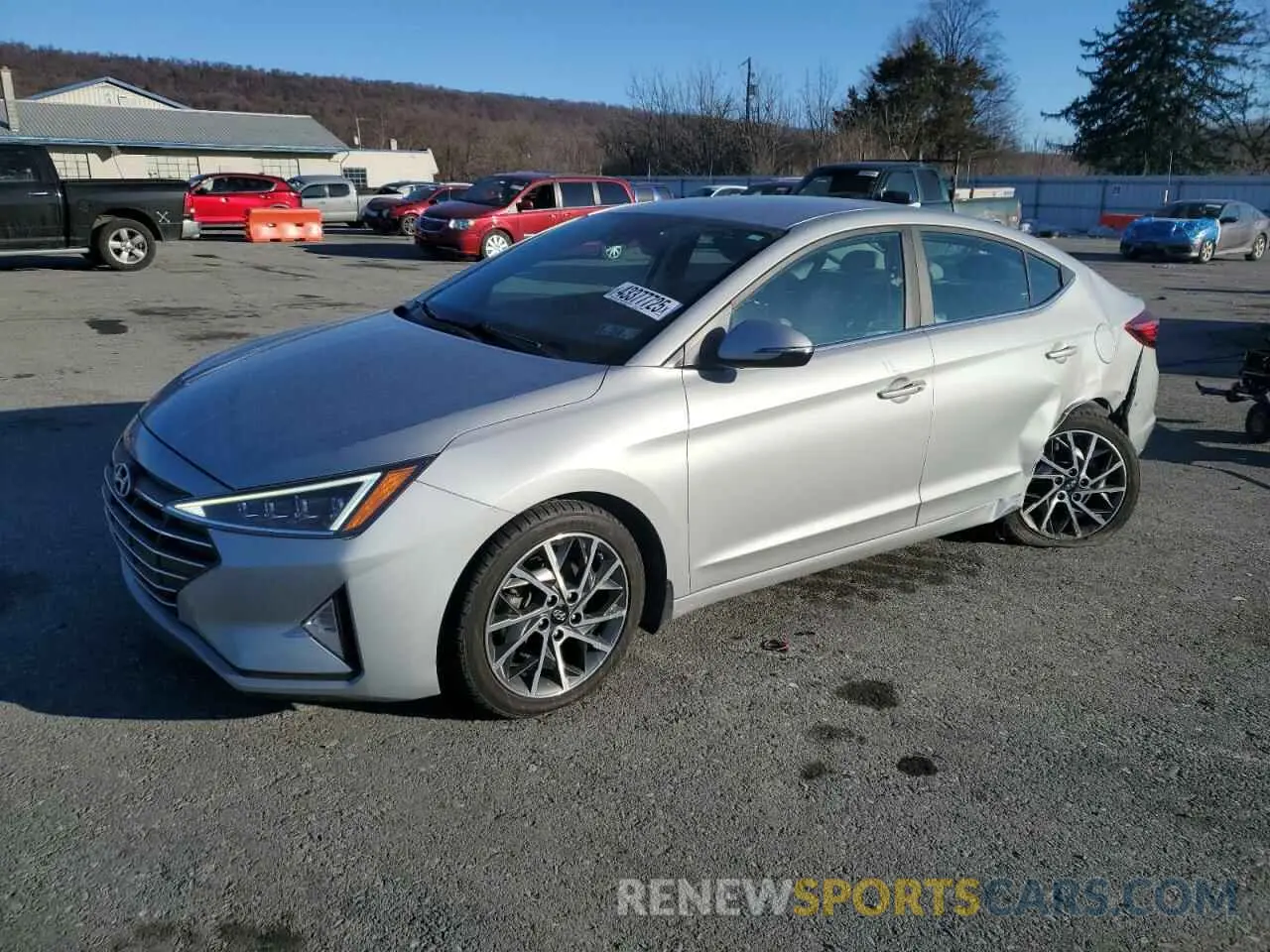 1 fotografías del automóvil dañado KMHD84LF0LU063285 HYUNDAI ELANTRA 2020