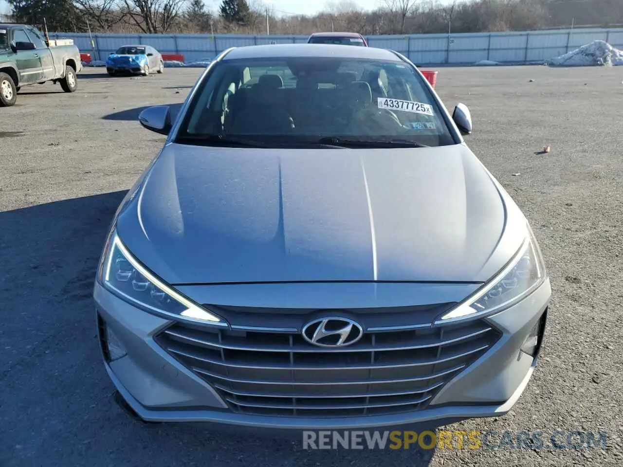5 fotografías del automóvil dañado KMHD84LF0LU063285 HYUNDAI ELANTRA 2020