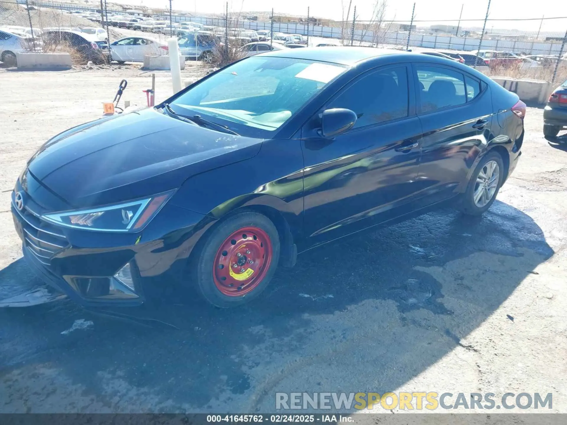 2 fotografías del automóvil dañado KMHD84LF0LU927820 HYUNDAI ELANTRA 2020
