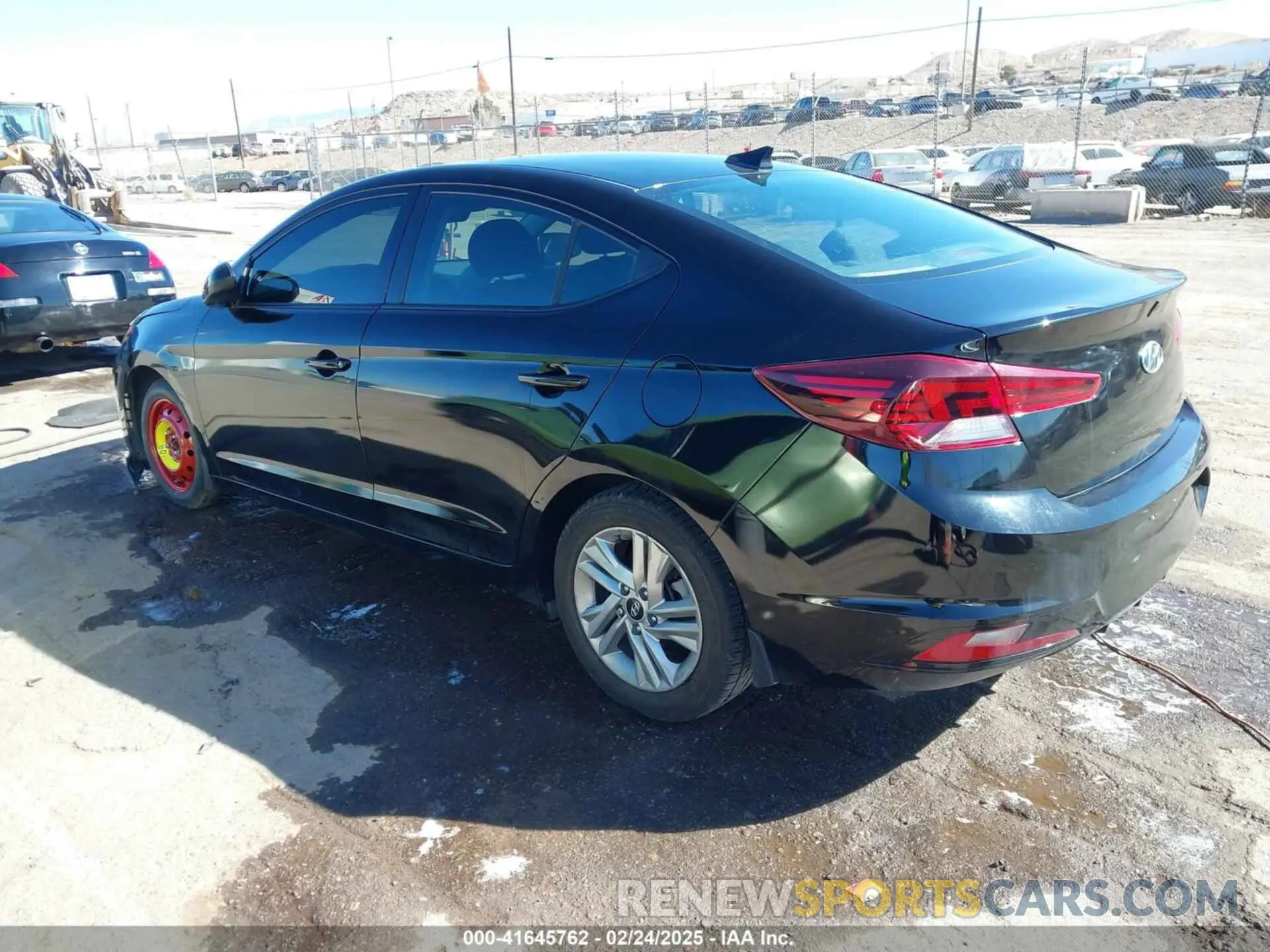 3 fotografías del automóvil dañado KMHD84LF0LU927820 HYUNDAI ELANTRA 2020